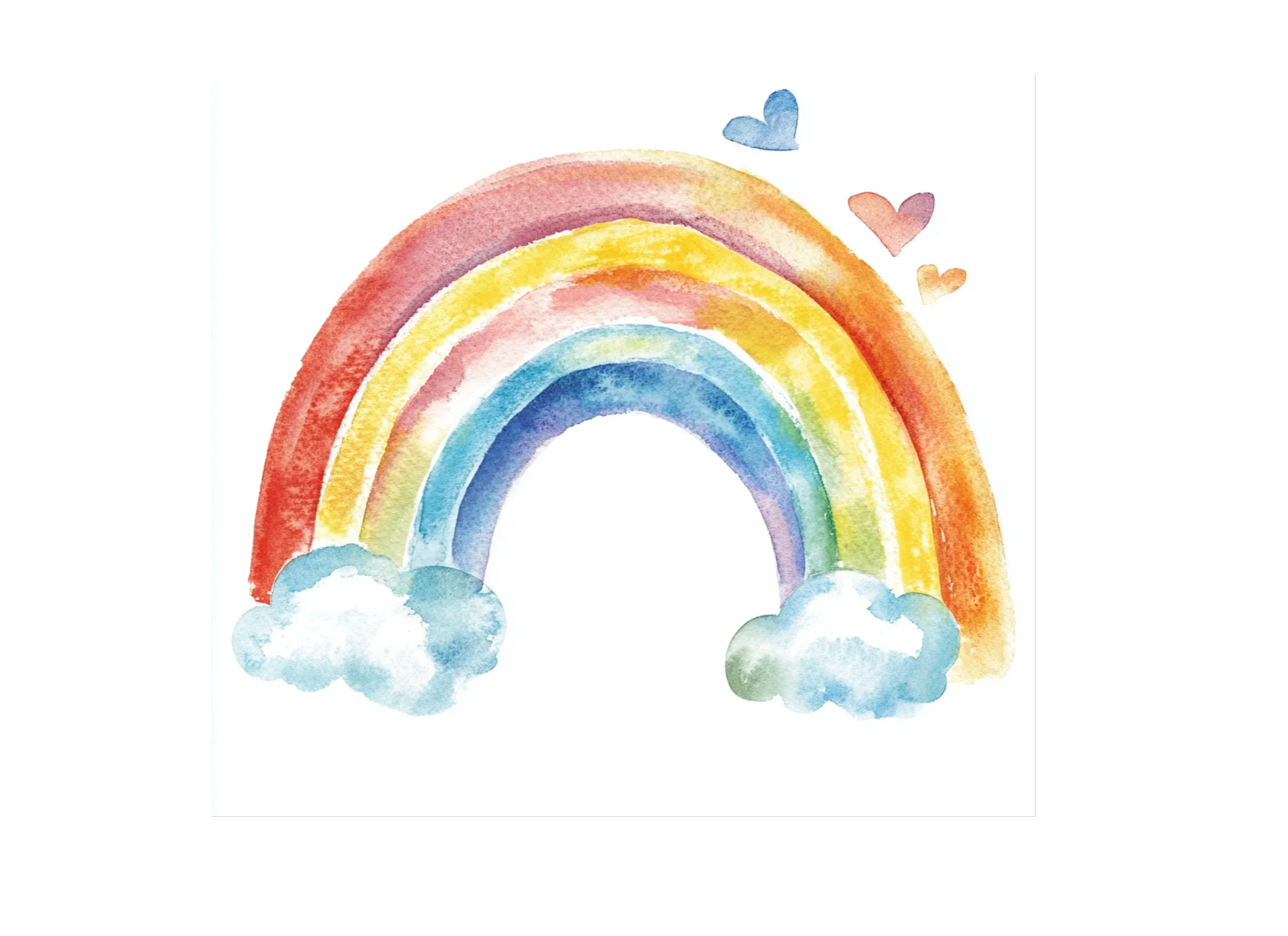 Rainbows and Clouds Clipart Bundle - Image 3