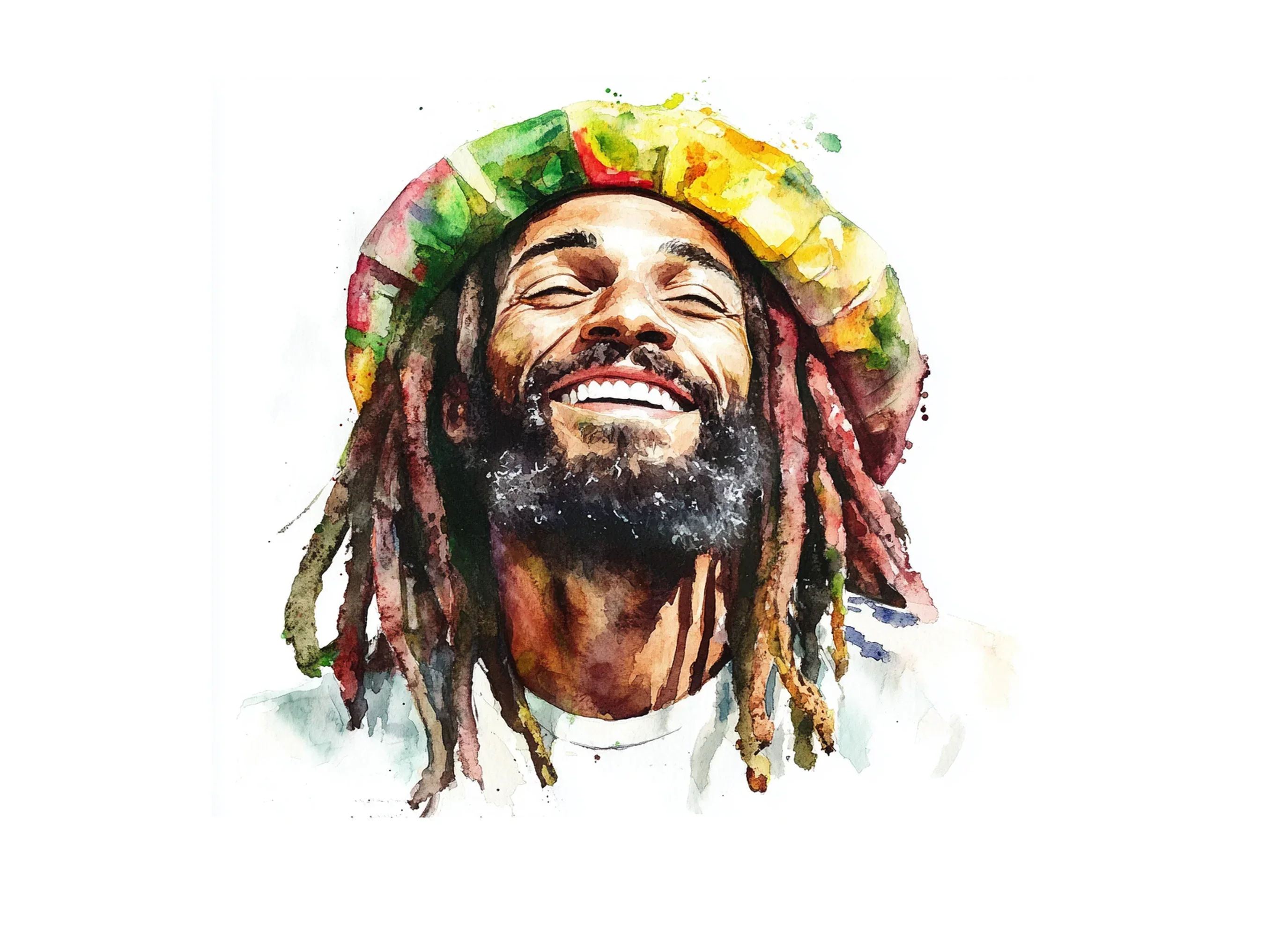 Rastafarian Men Clipart Bundle - Image 3