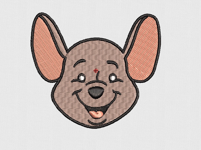 Rats Embroidery Design