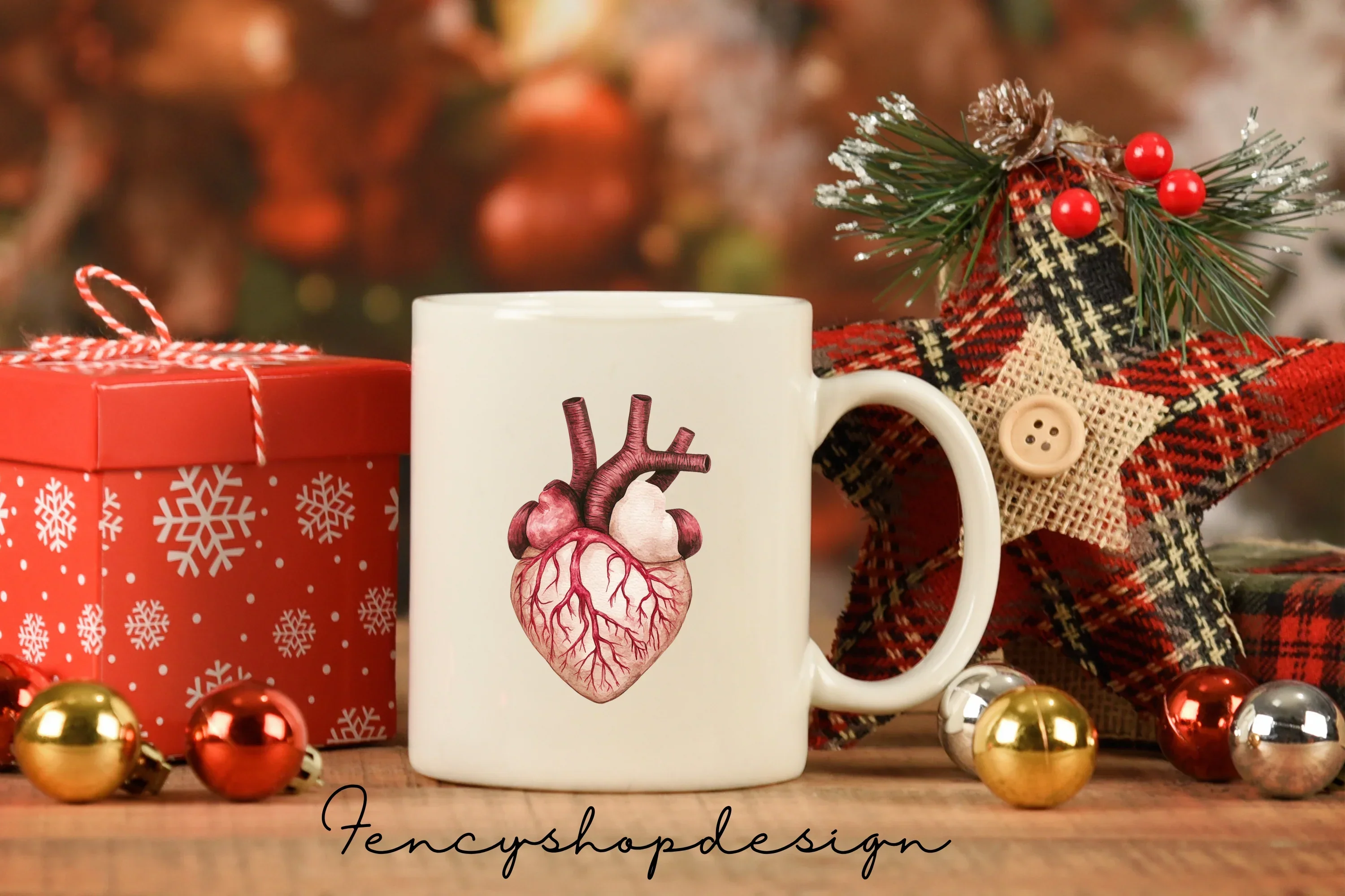 Realistic Anatomical Human Hearts Clipart Bundle - Image 2