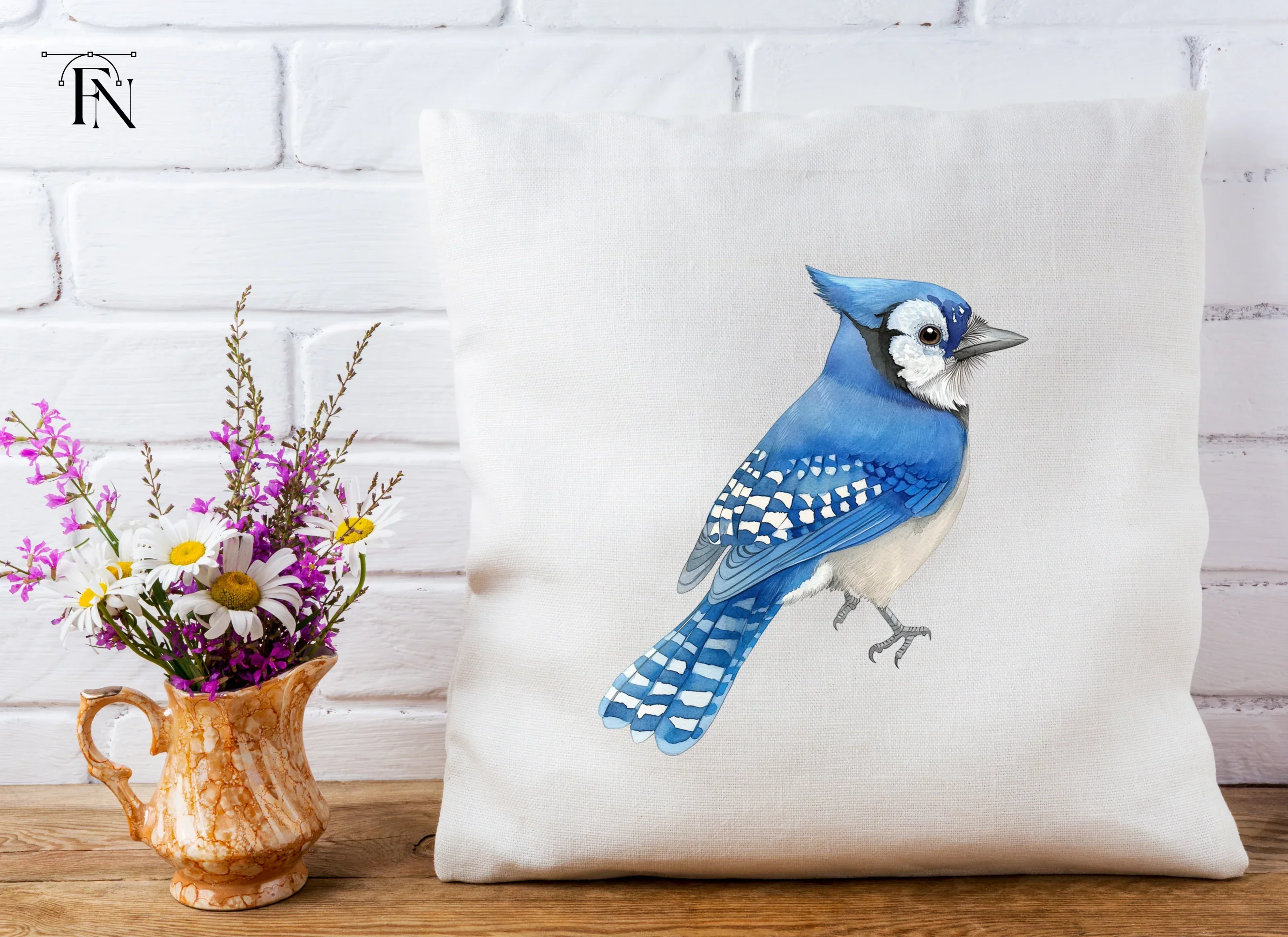 Realistic Blue Jay Bird Clipart Bundle - Image 5