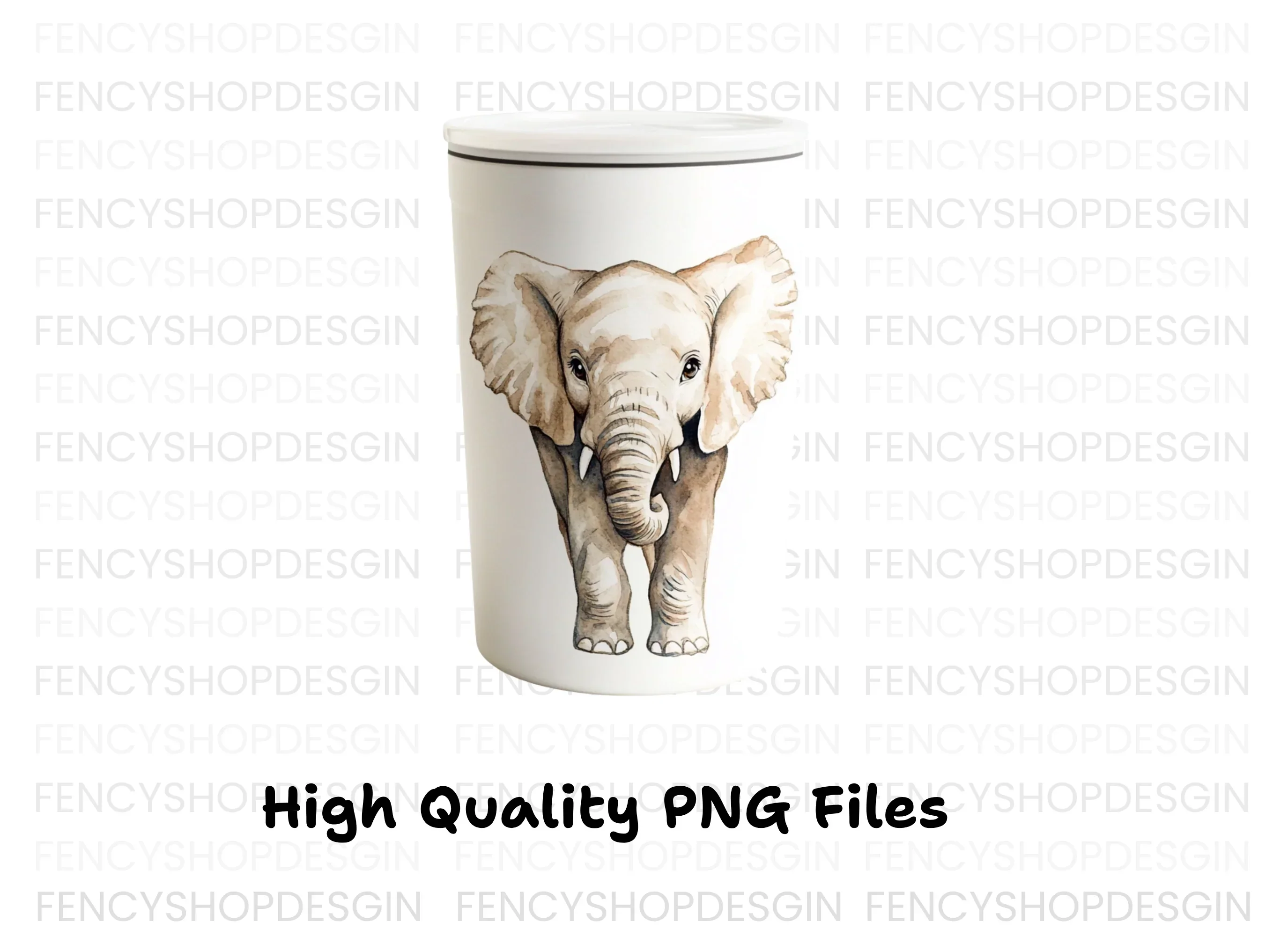 Realistic Elephant Clipart Bundle - Image 2
