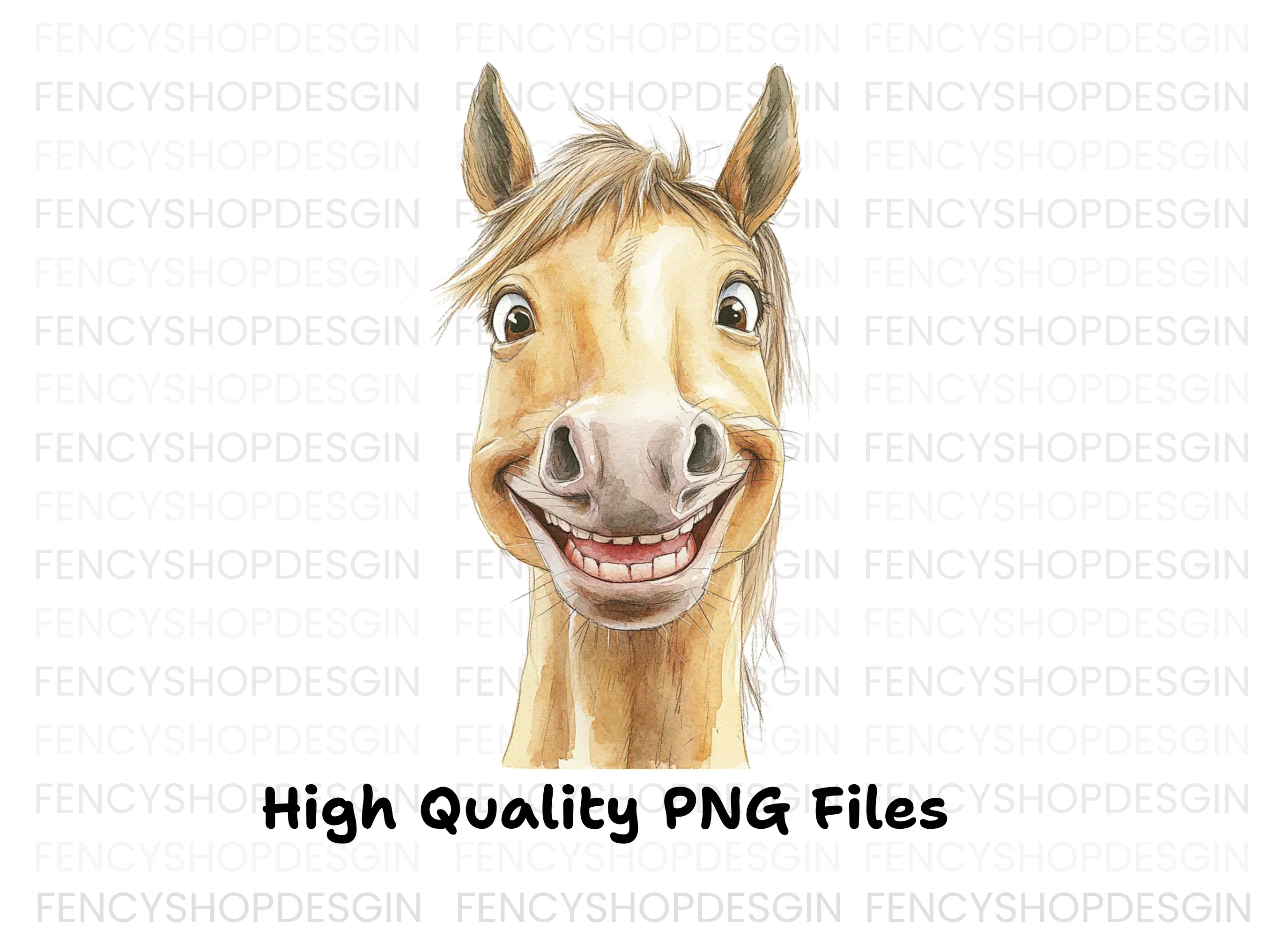 Realistic Horse Head Clipart Bundle - Image 3