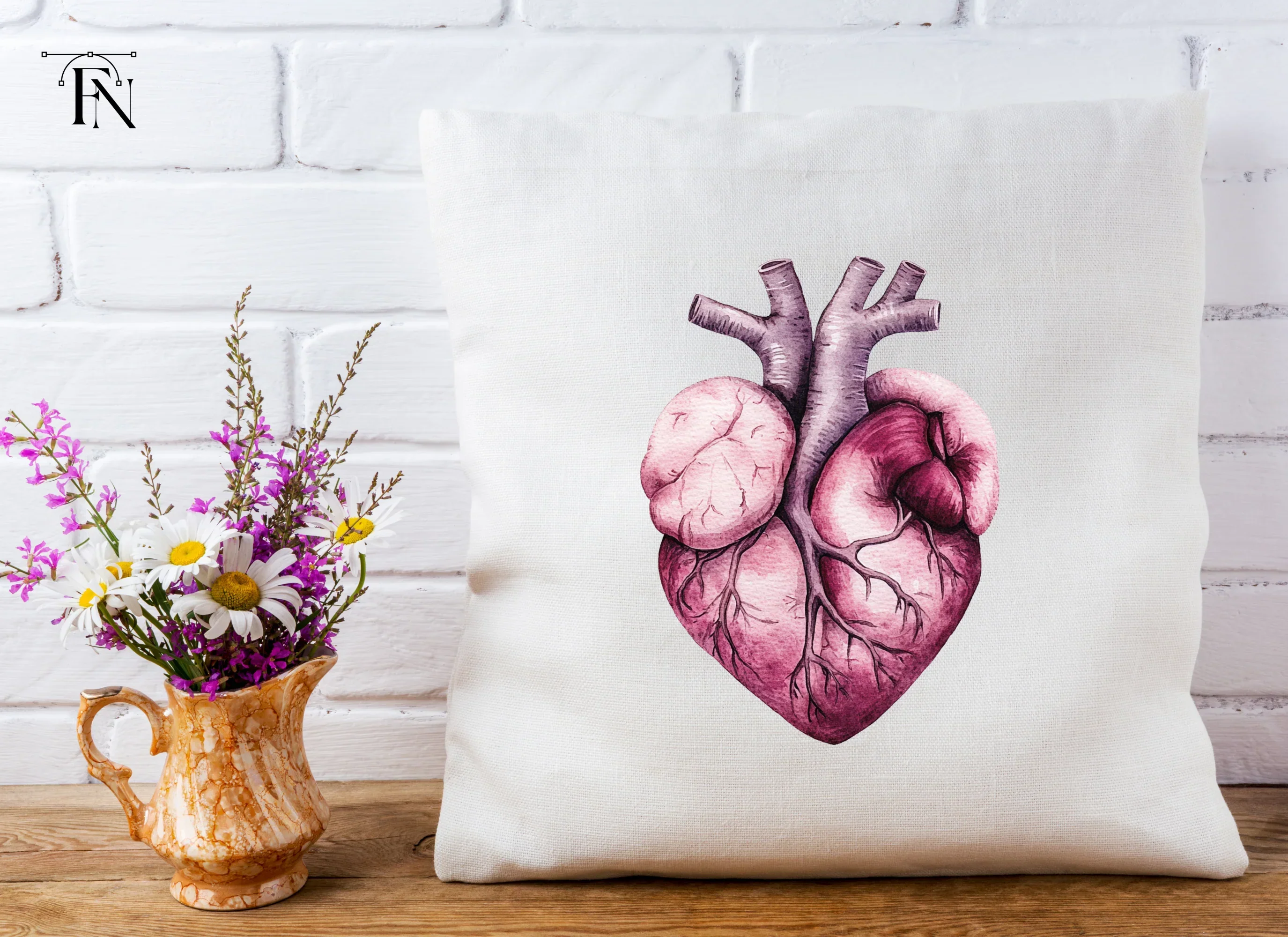 Realistic Human Heart Clipart Bundle - Image 4