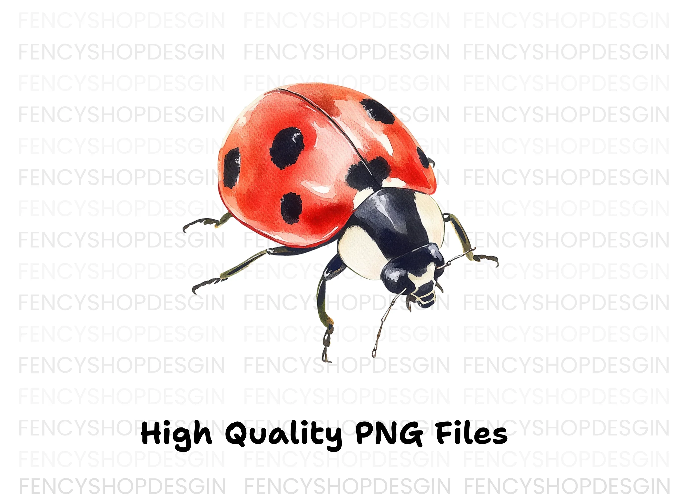 Realistic Ladybug Clipart Bundle - Image 4