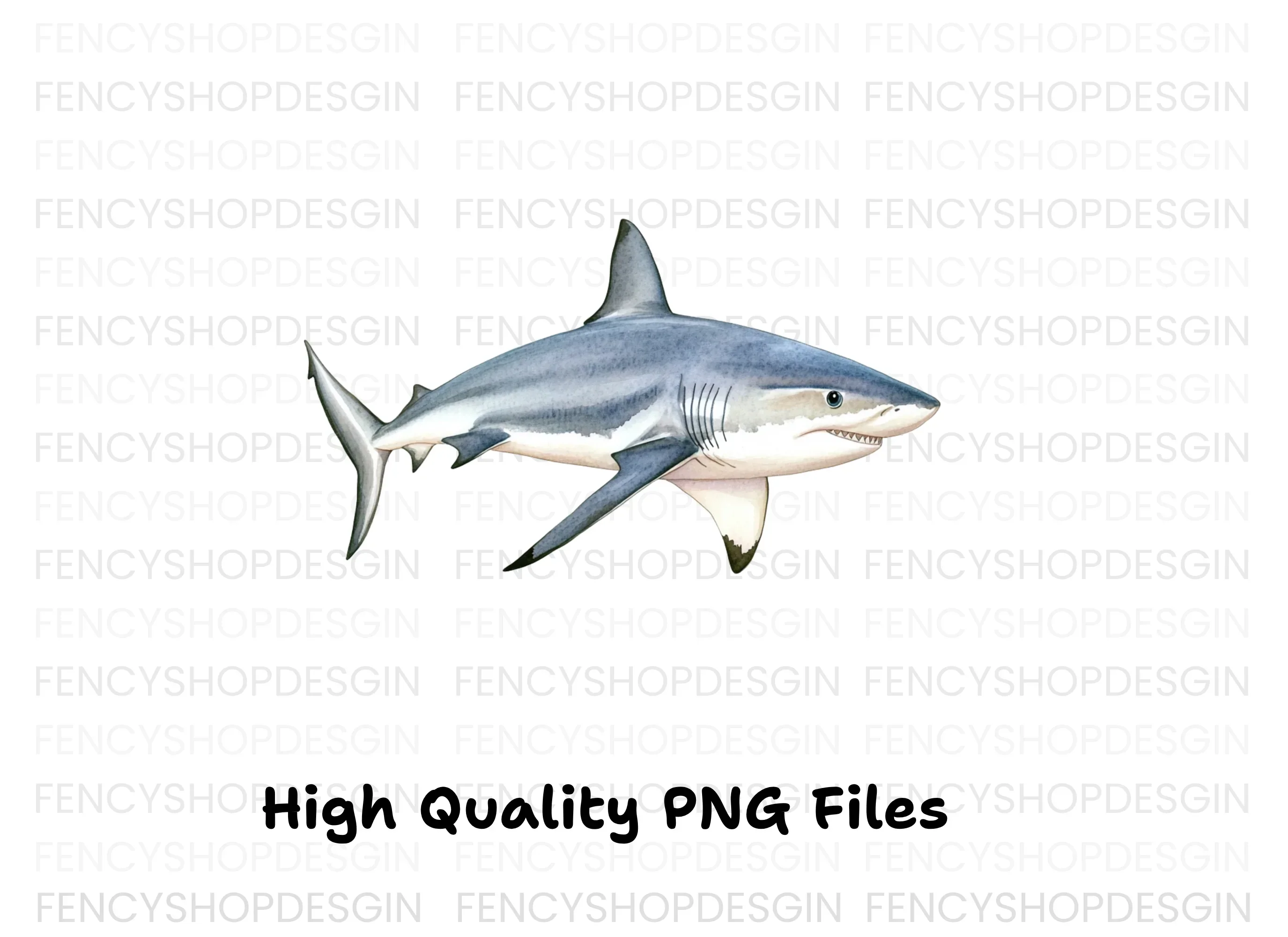 Realistic Shark Clipart Bundle - Image 2