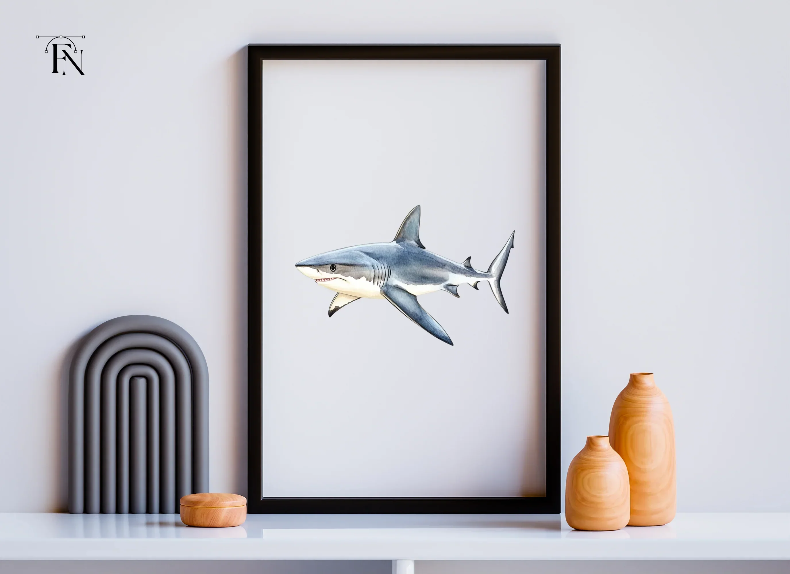 Realistic Shark Clipart Bundle - Image 3