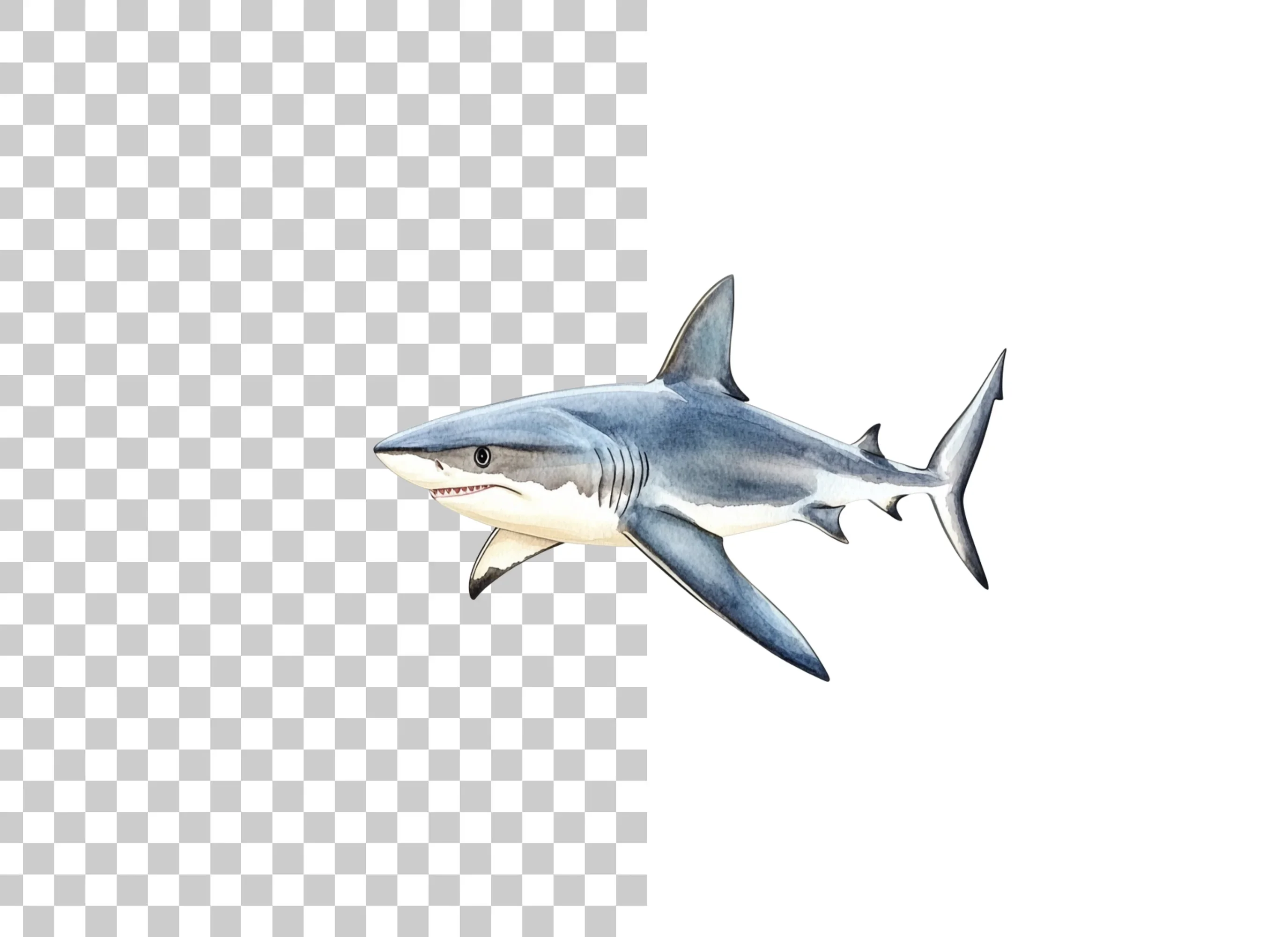 Realistic Shark Clipart Bundle - Image 6