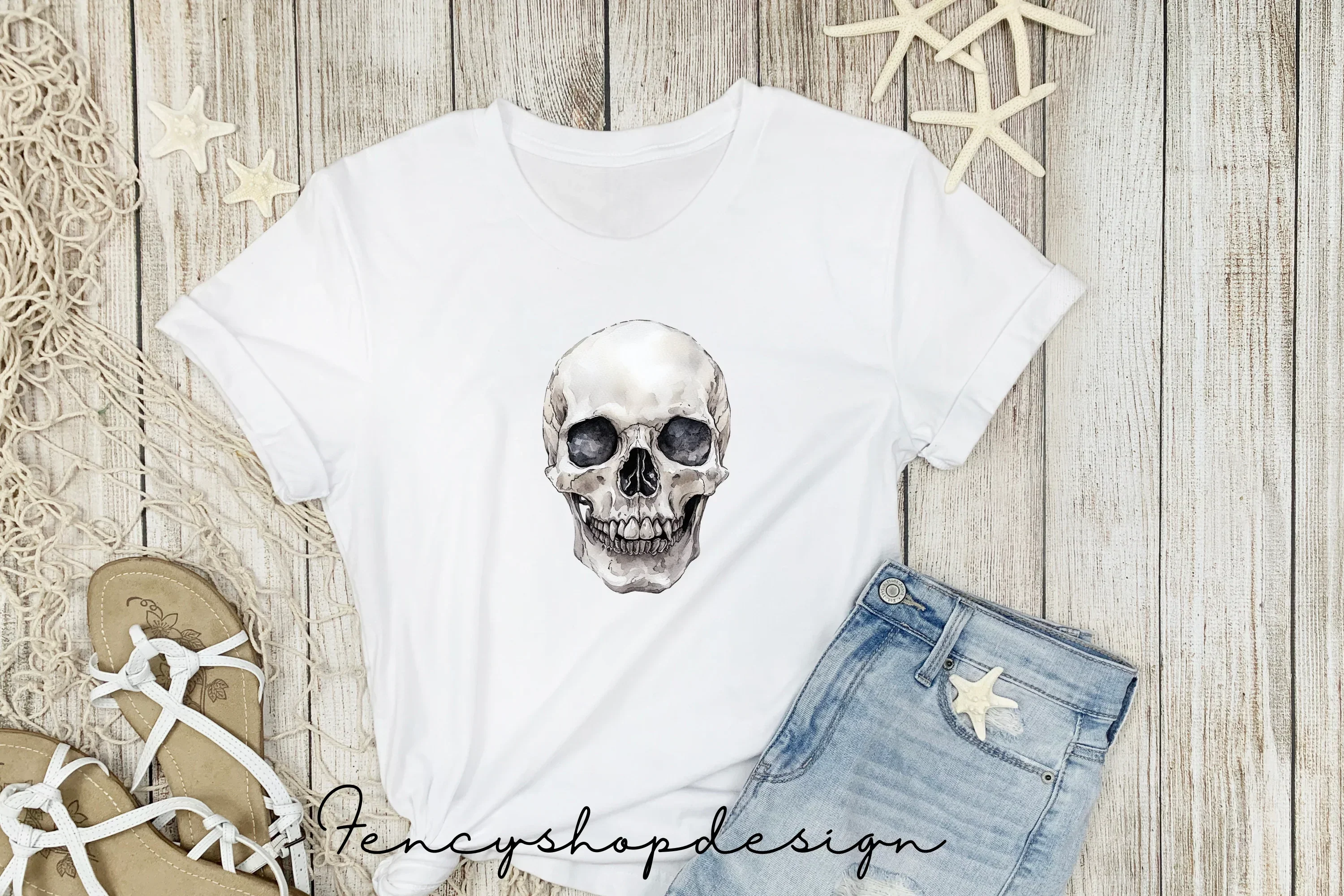 Realistic Skull Clipart Bundle - Image 5