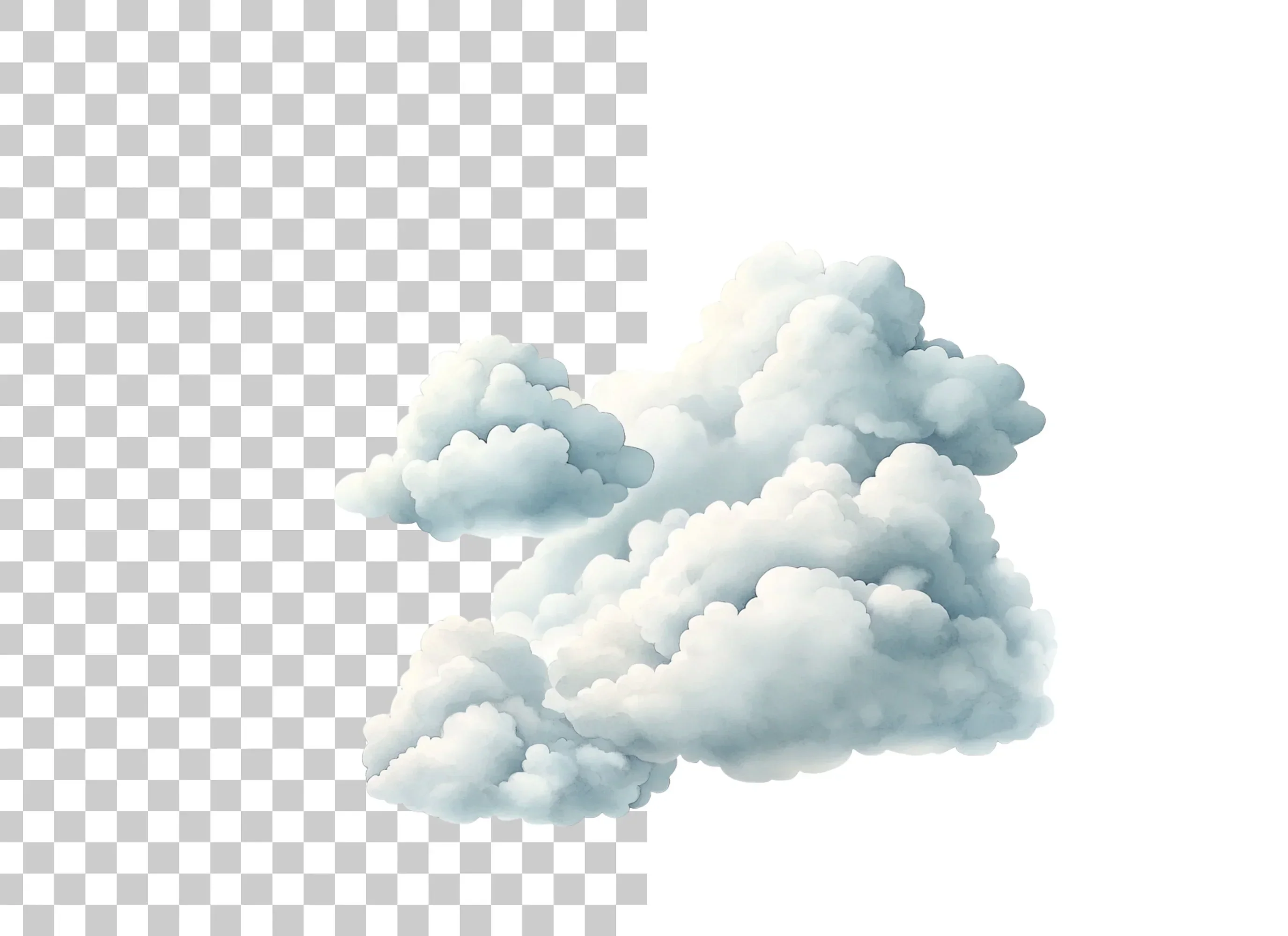 Realistic Smoke and Cloud Clipart Bundle - Image 2