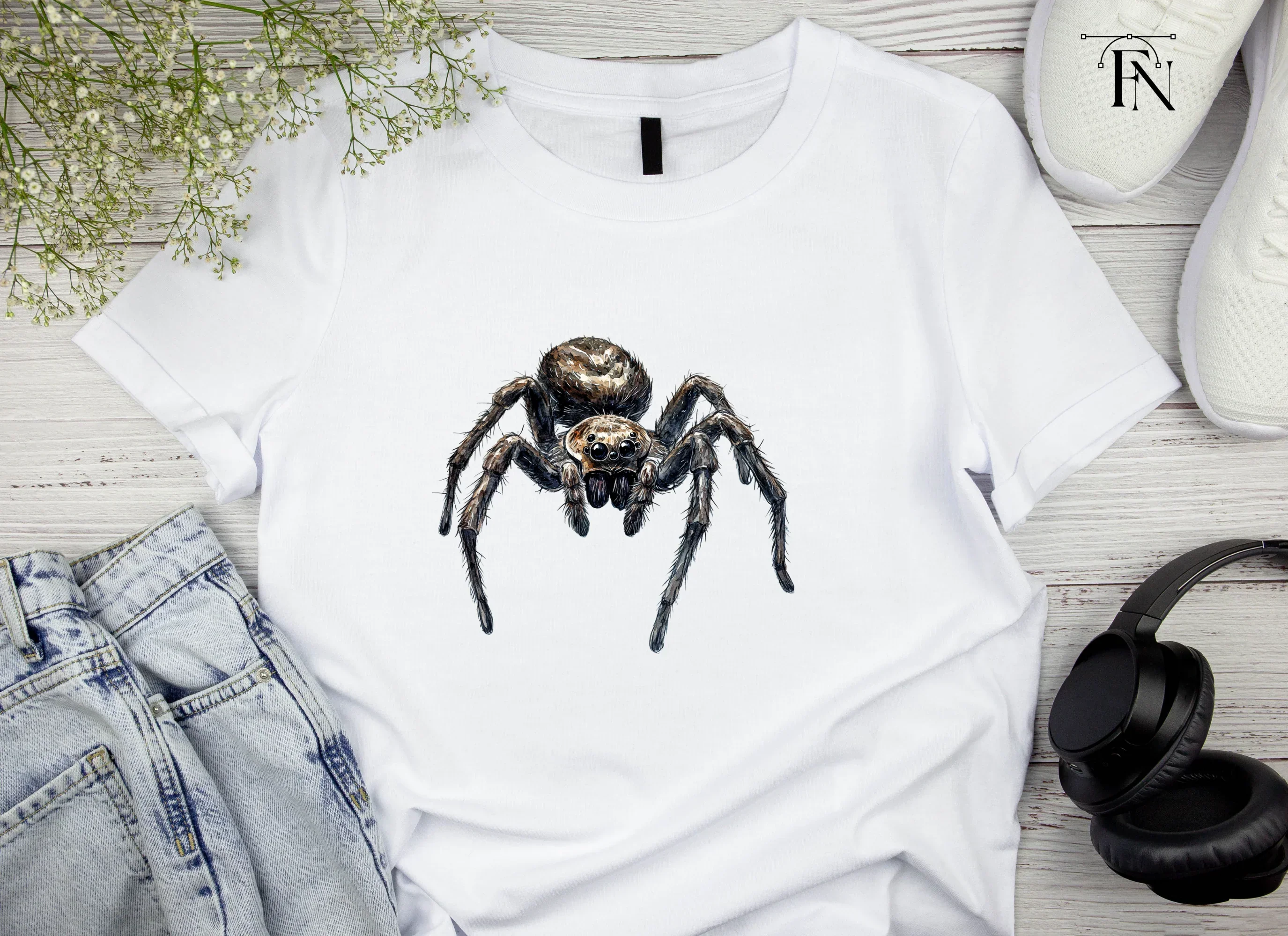 Realistic Spider Clipart Bundle - Image 5