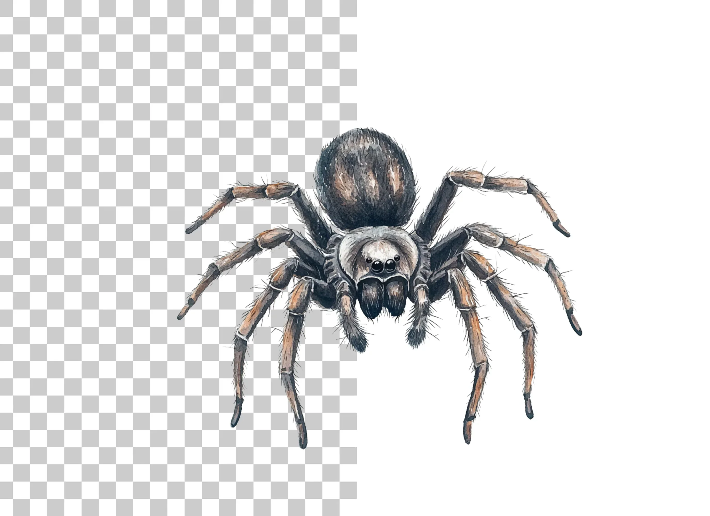 Realistic Spider Clipart Bundle - Image 6