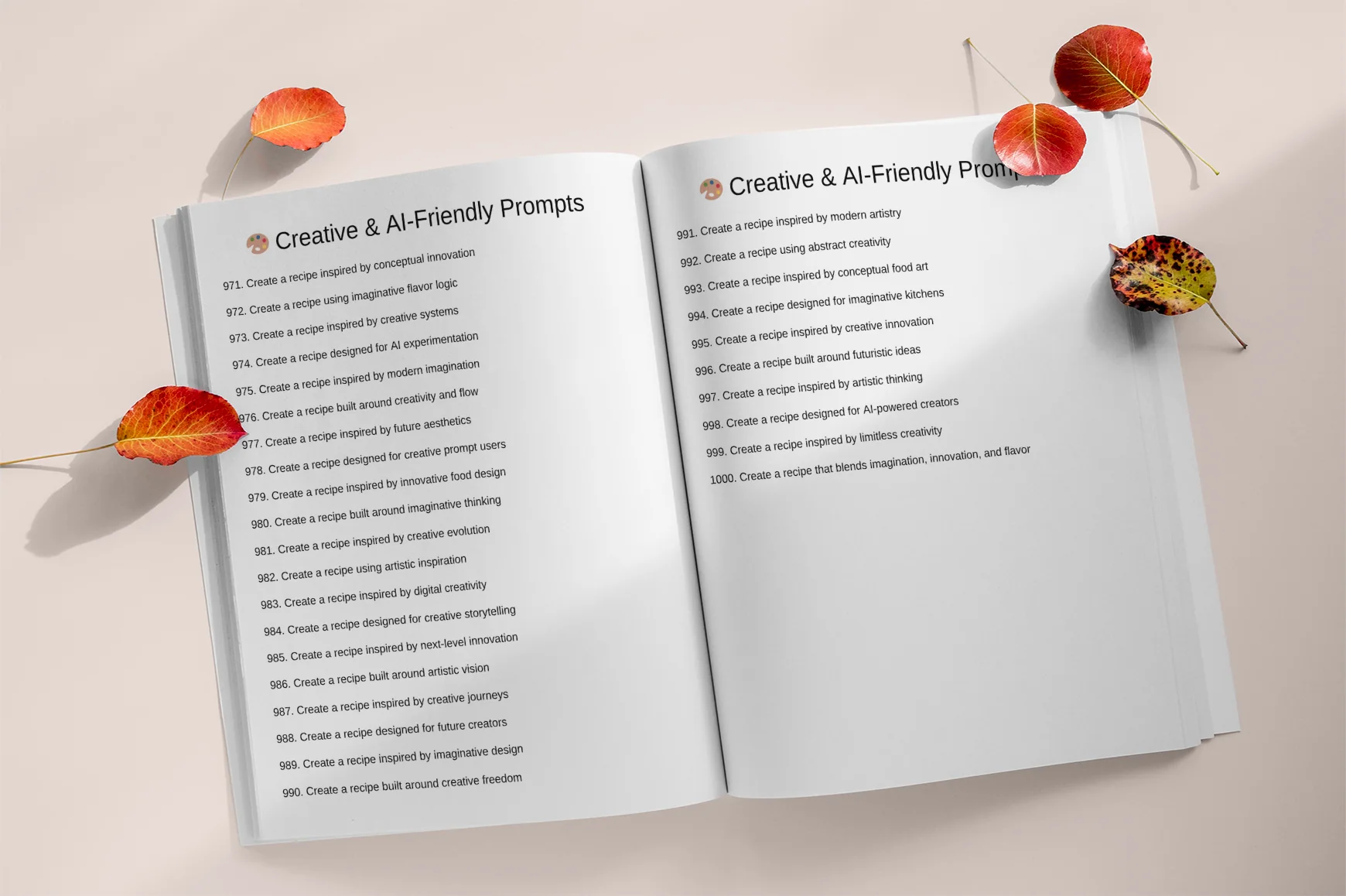 Recipe Development Creation Prompts - Image 4