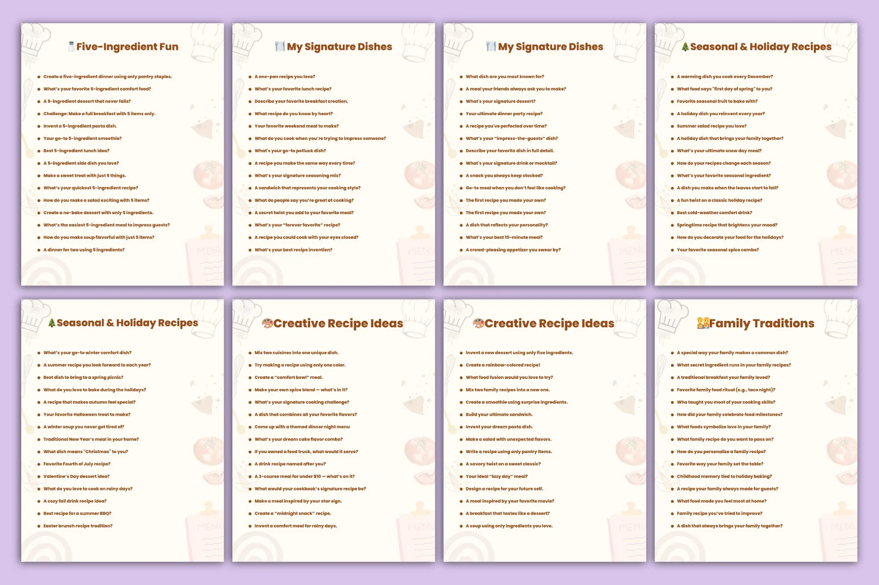 Recipe Prompts for Creative Cooking - Image 3