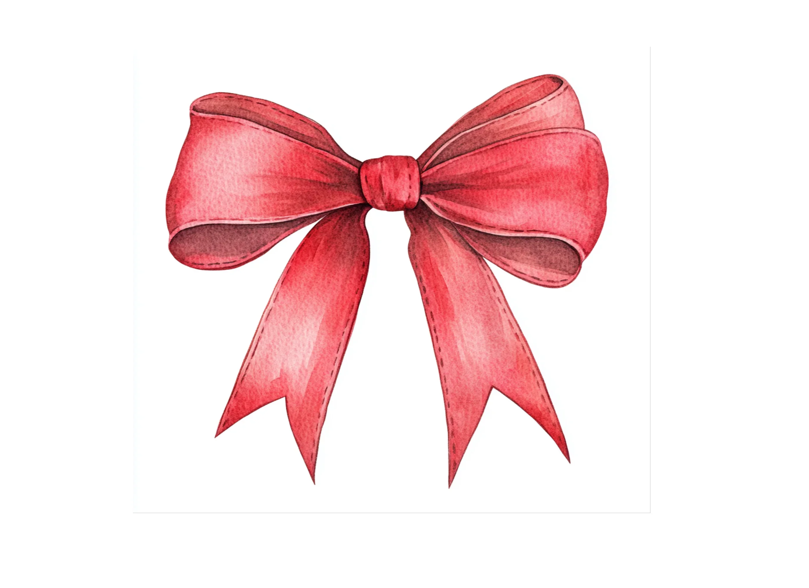 Red Bows Clipart Bundle - Image 3