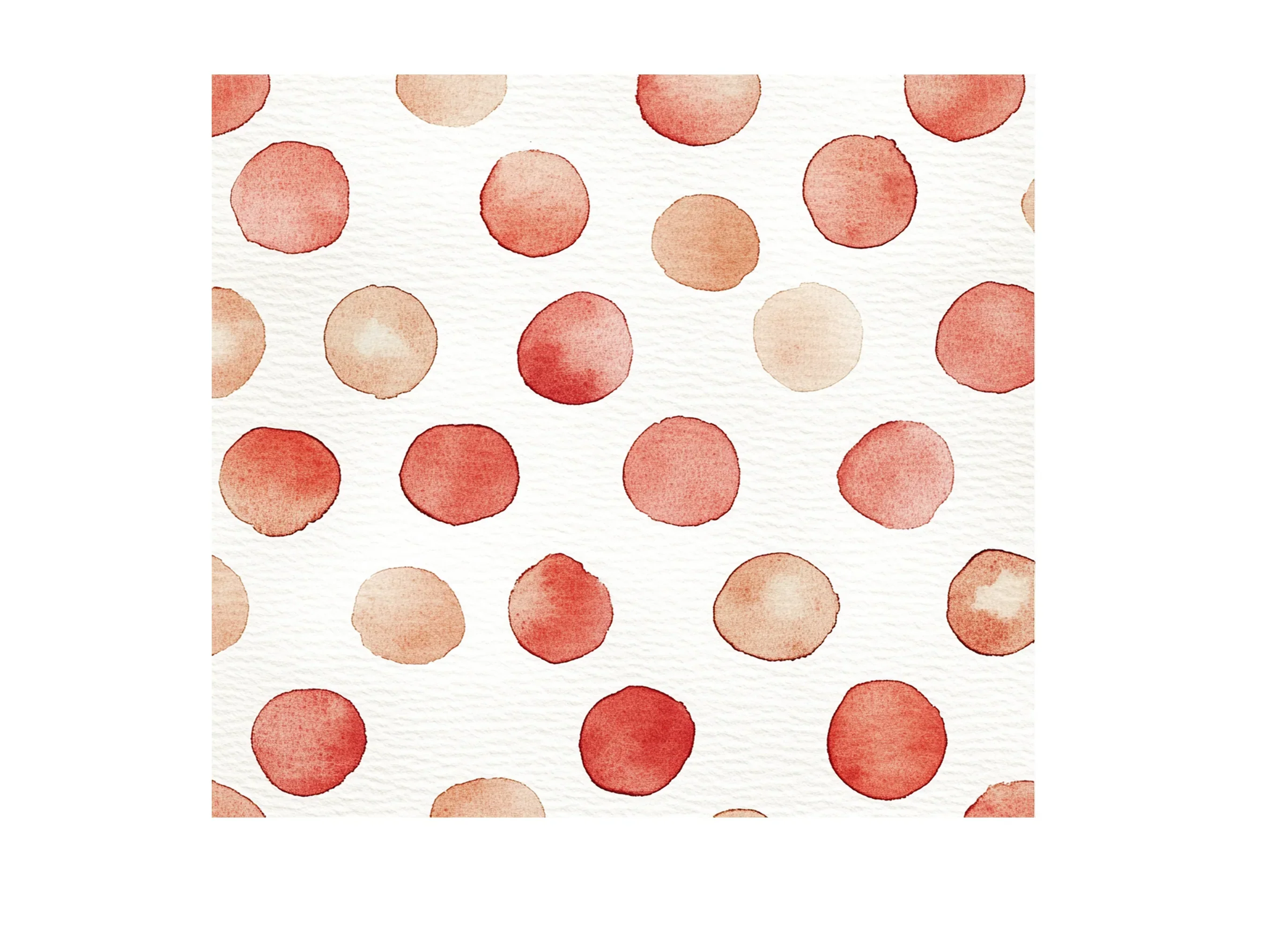 Red Brown Dot Clipart Bundle - Image 2