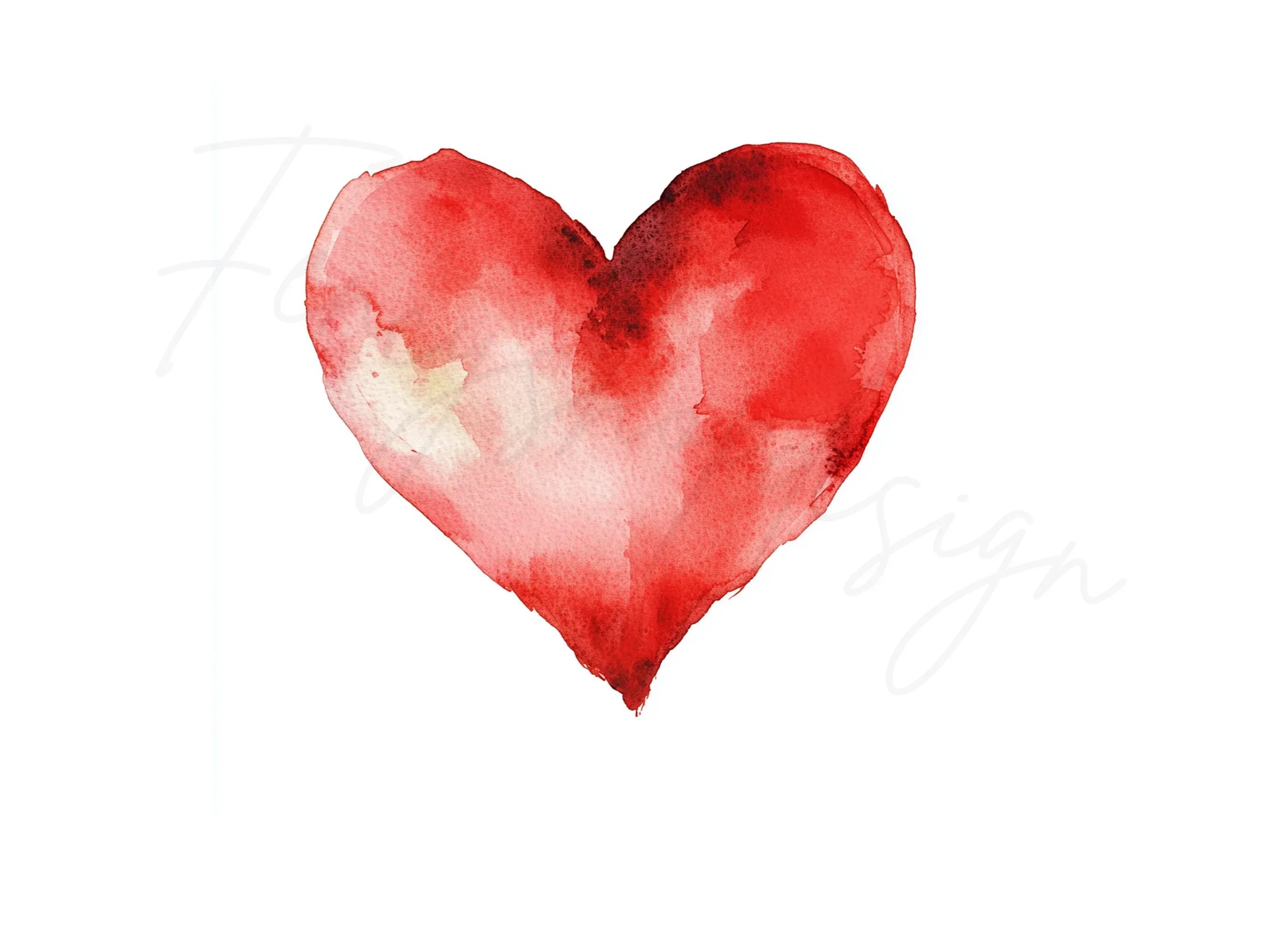 Red Hearts Clipart Bundle - Image 2