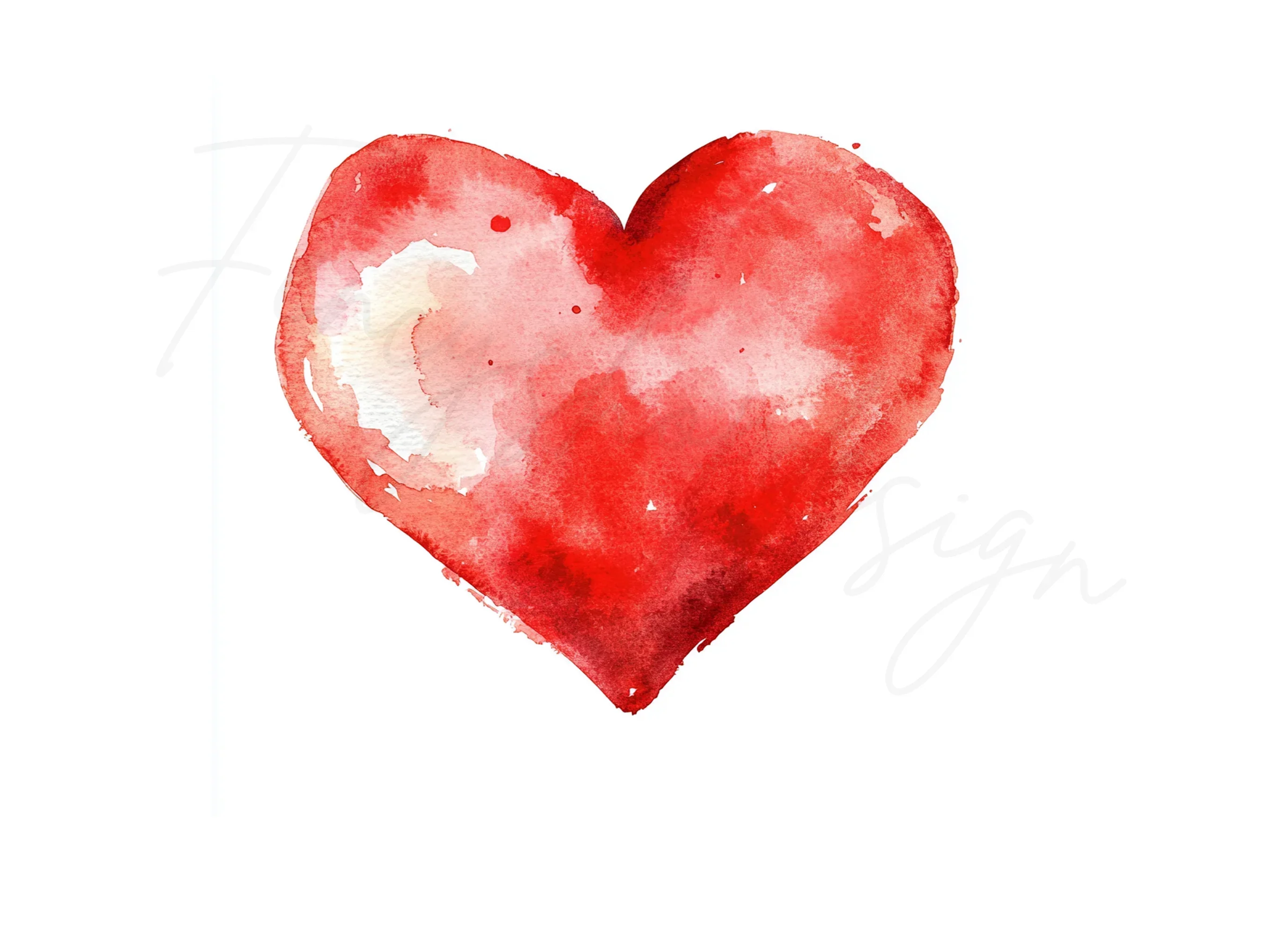 Red Hearts Clipart Bundle - Image 3