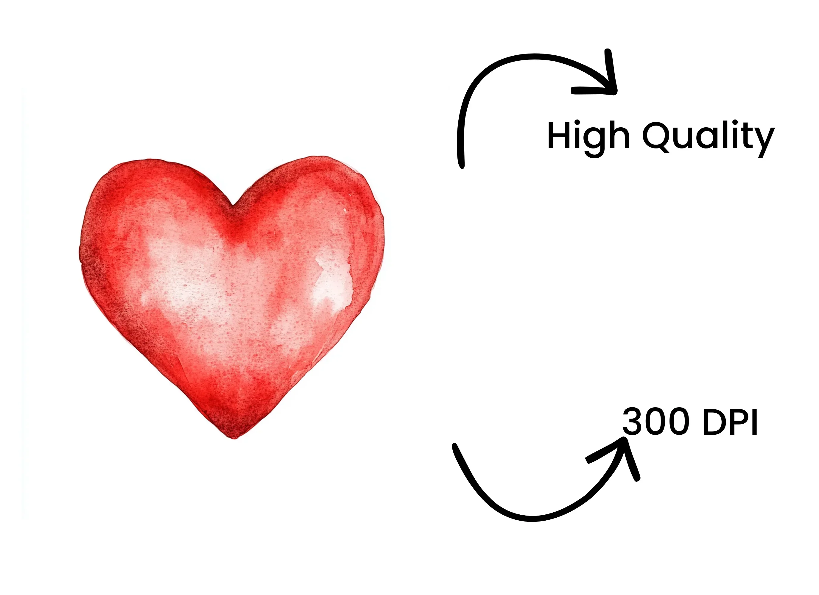 Red Hearts Clipart Bundle - Image 4