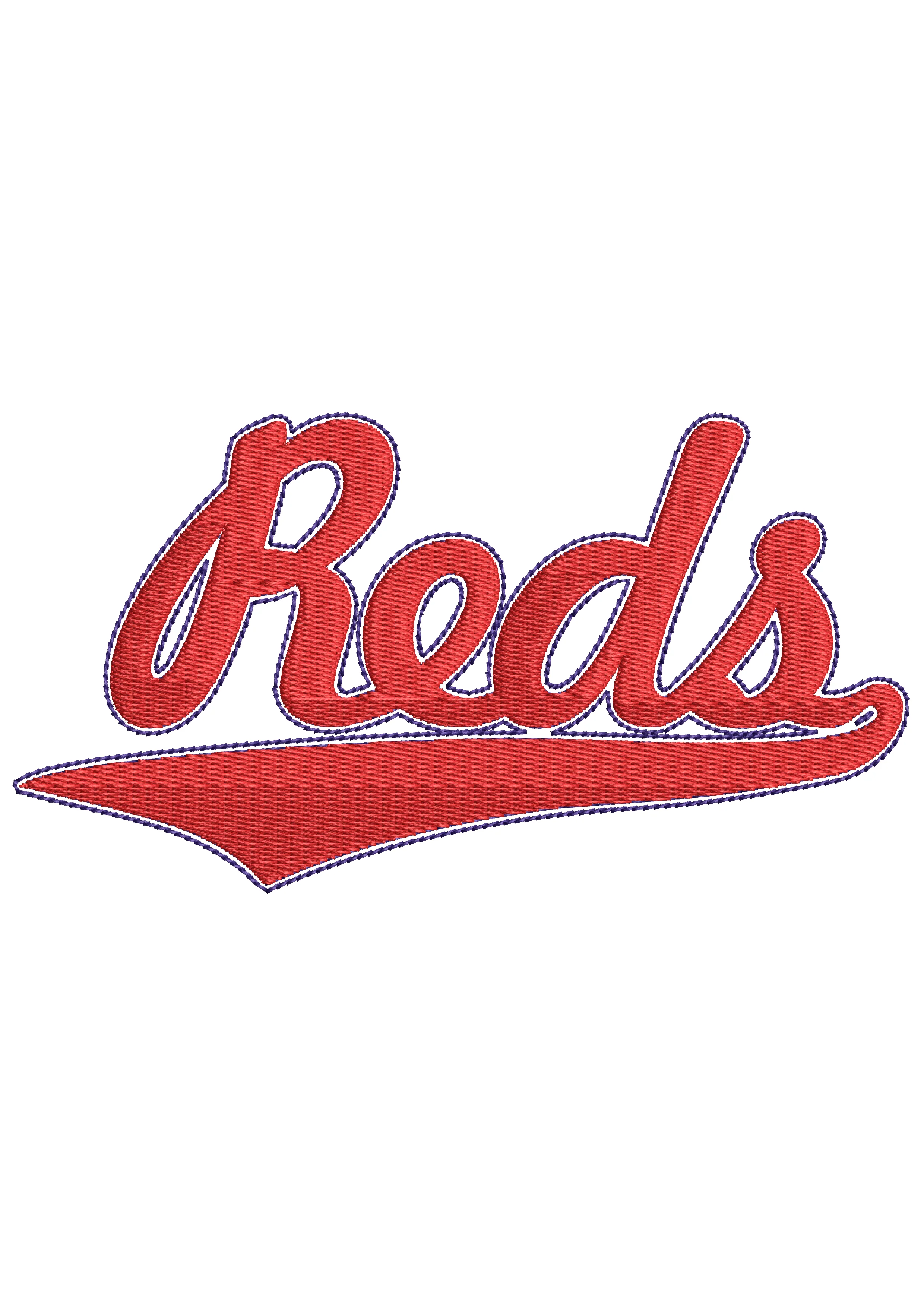 Red Lover Embroidery Design