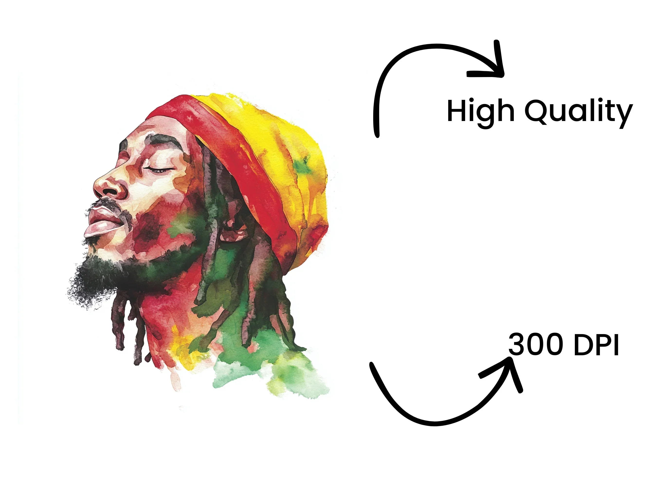 Reggae Man Clipart Bundle - Image 4