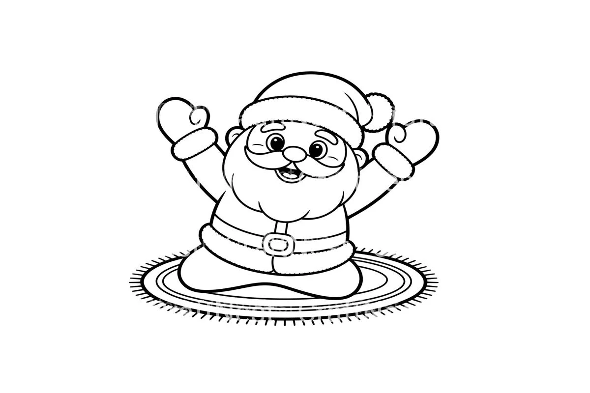 Relaxing Santa Claus Coloring Books Coloring Books - Image 2