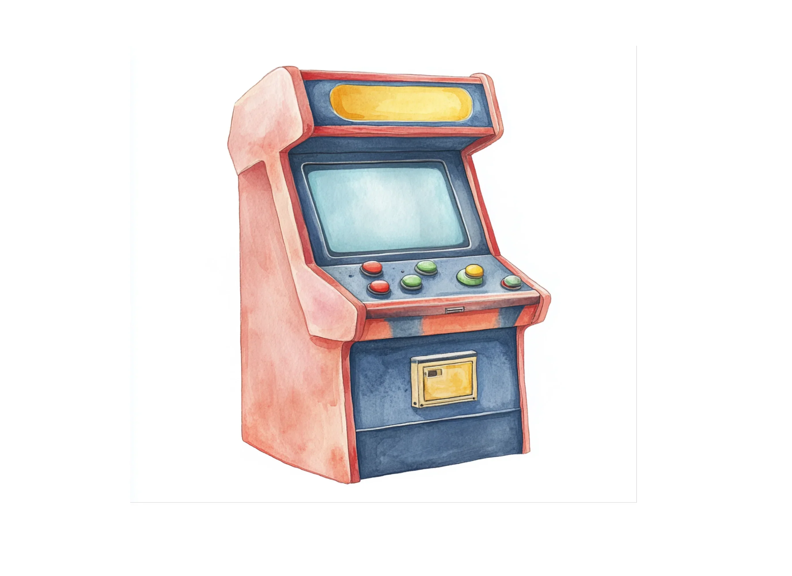 Retro Arcade Machine Clipart Bundle - Image 2