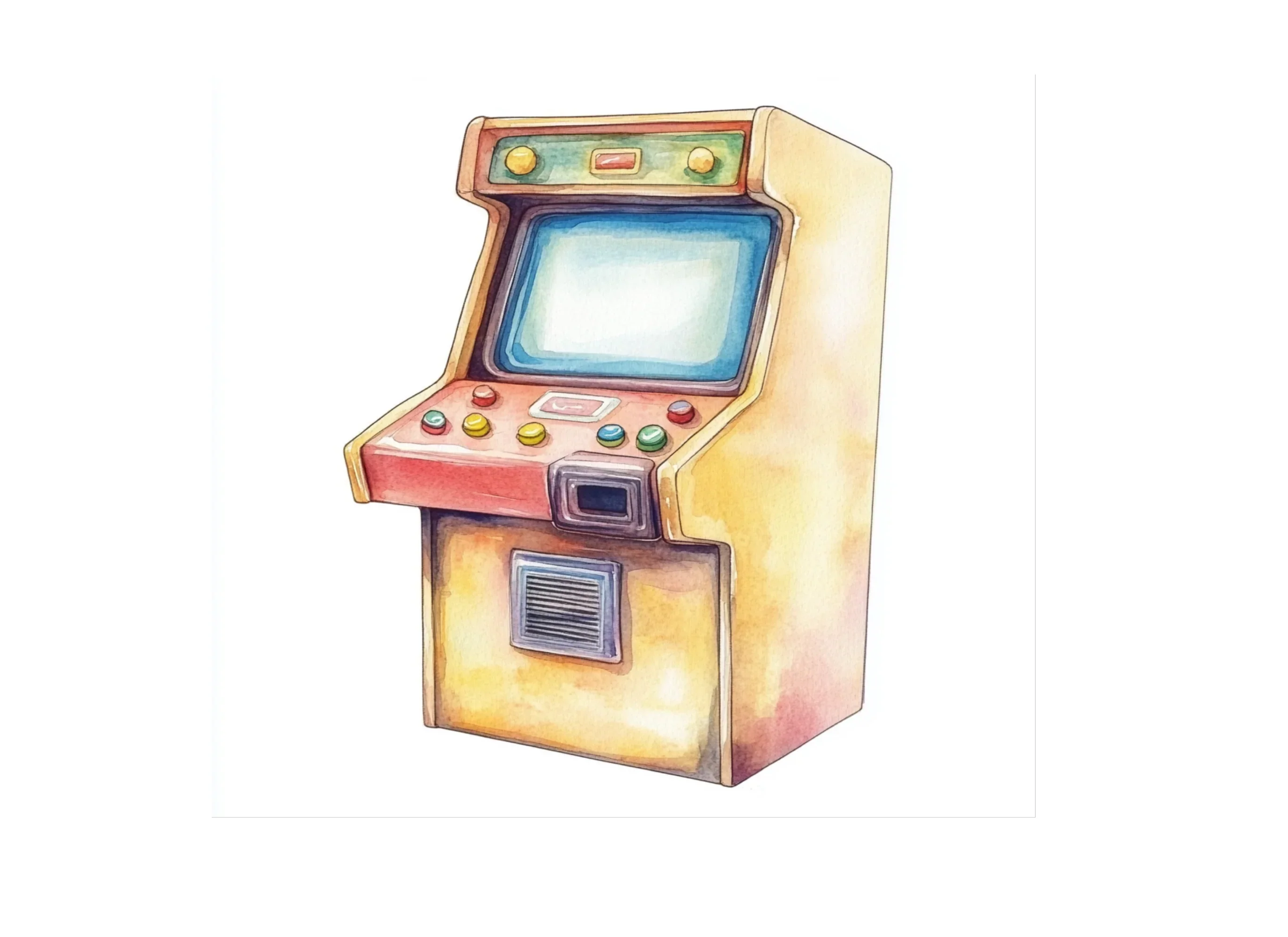 Retro Arcade Machine Clipart Bundle - Image 2