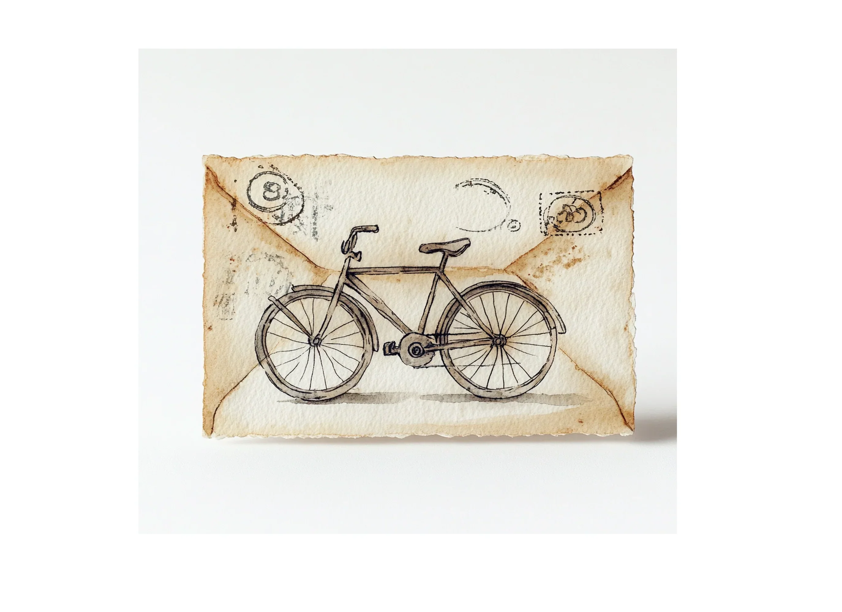 Retro Bicycle and Bag Clipart Bundle - Image 2