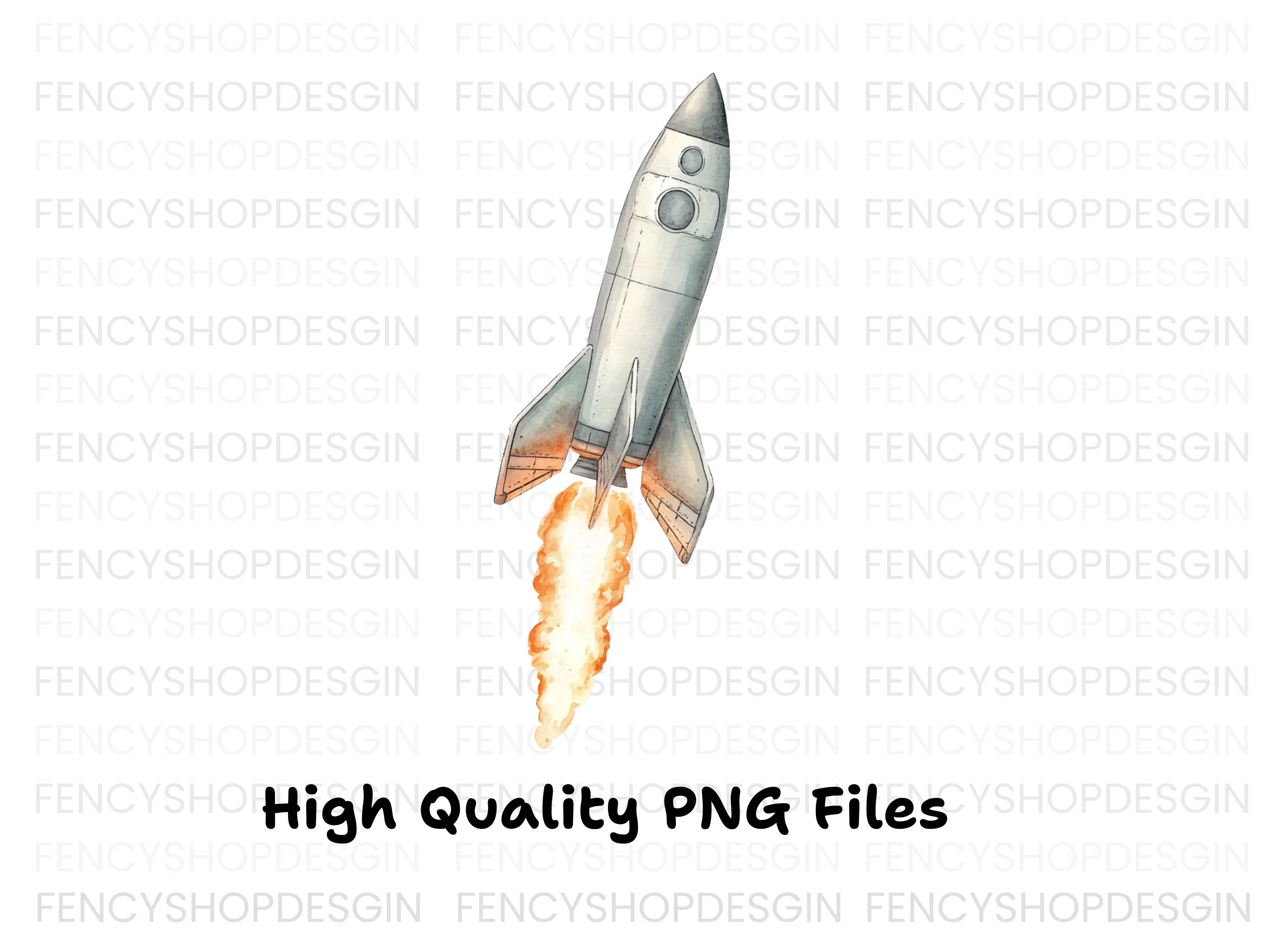 Rocket Launch Clipart Bundle - Image 3