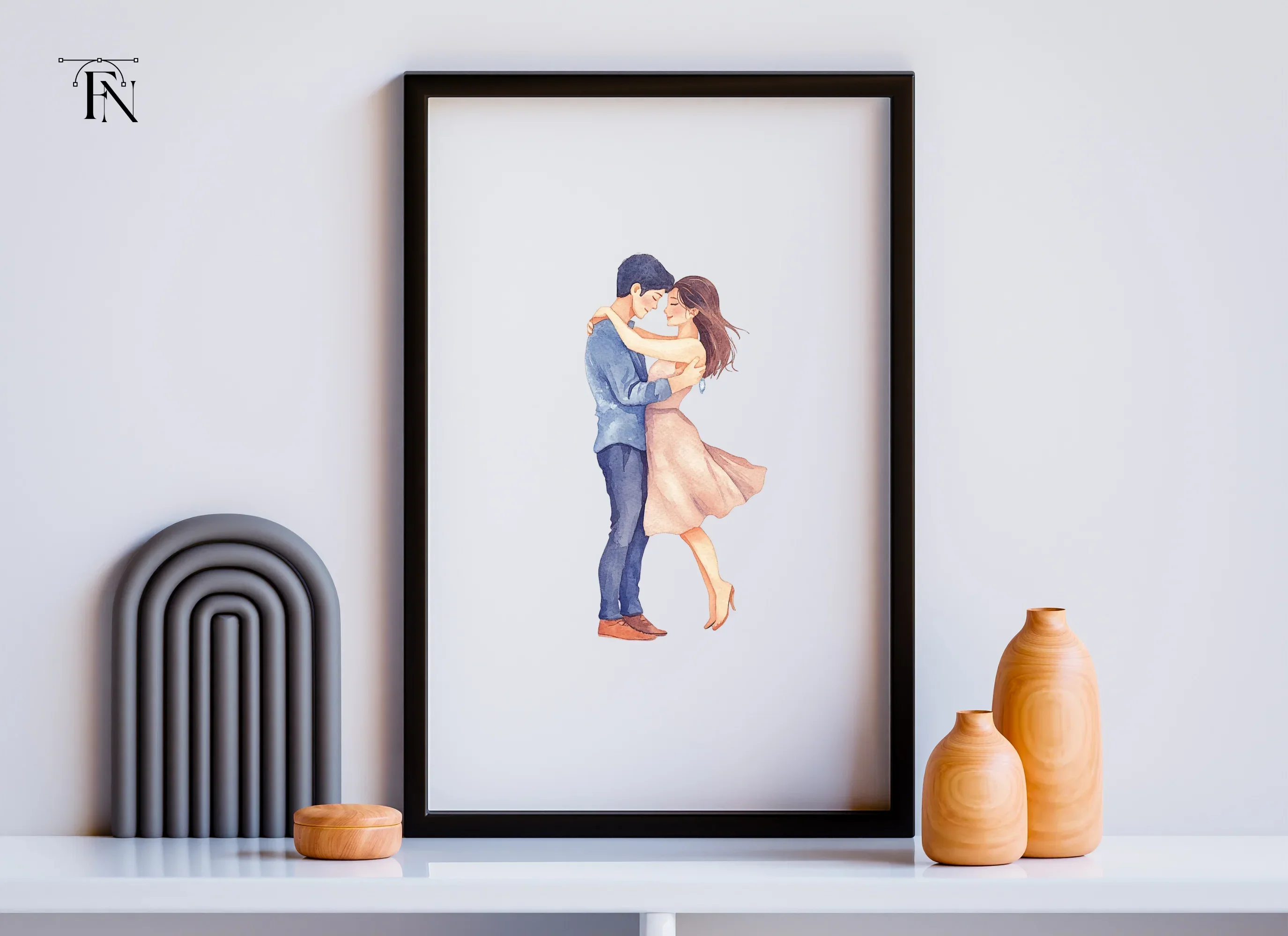 Romantic Couple Clipart Bundle - Image 6