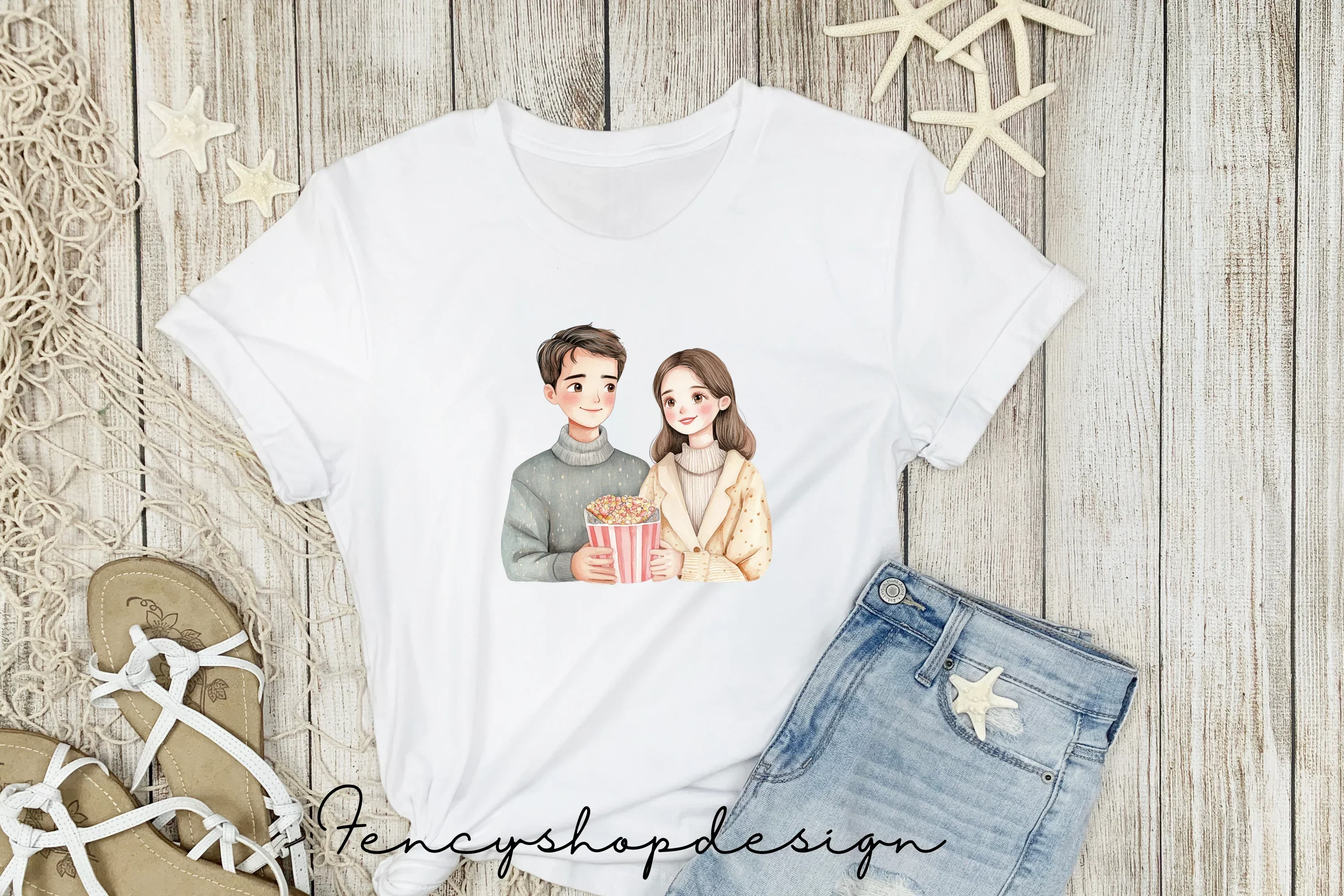 Romantic Couple Clipart Bundle - Image 5