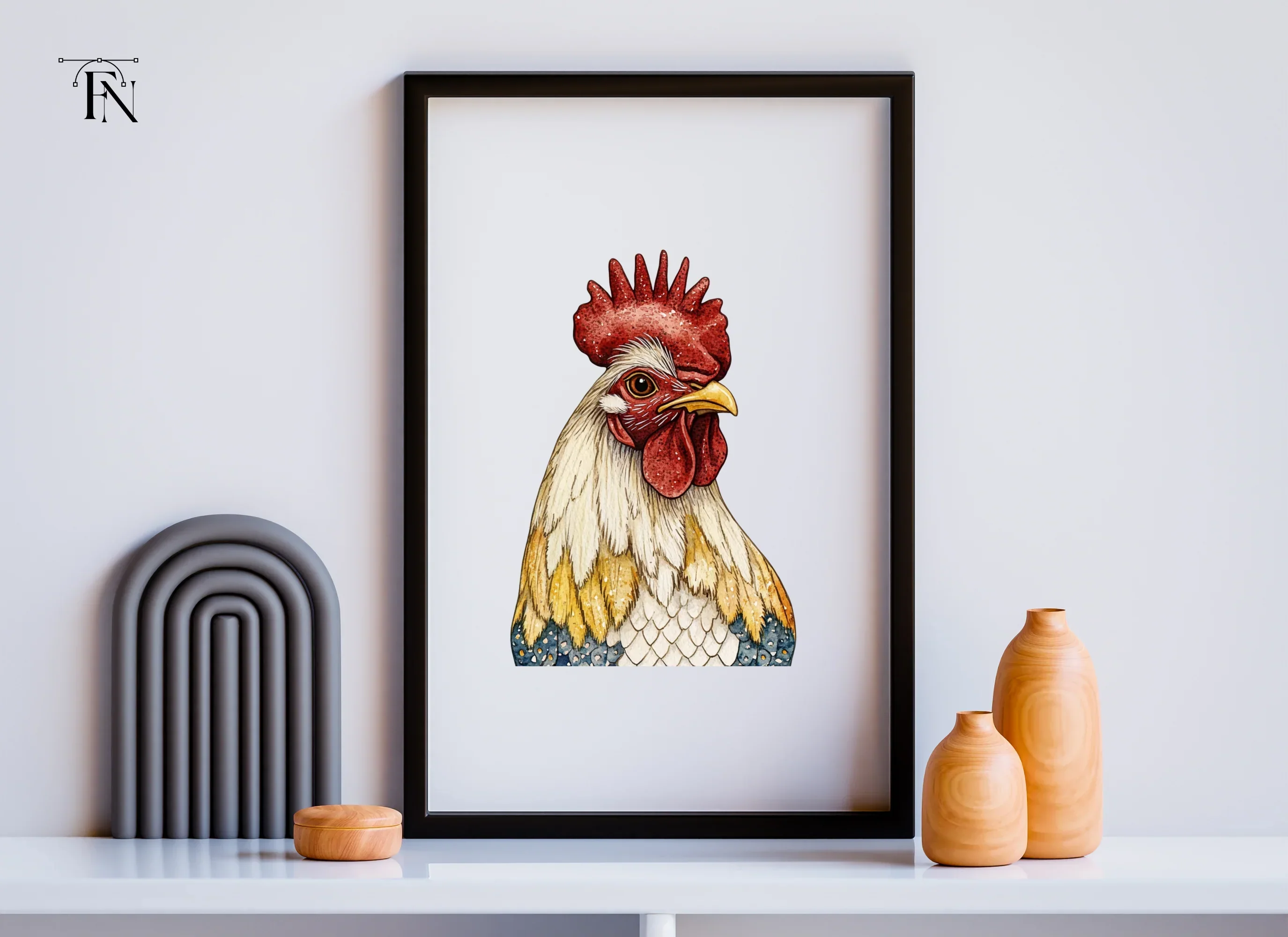 Rooster Clipart Bundle - Image 6