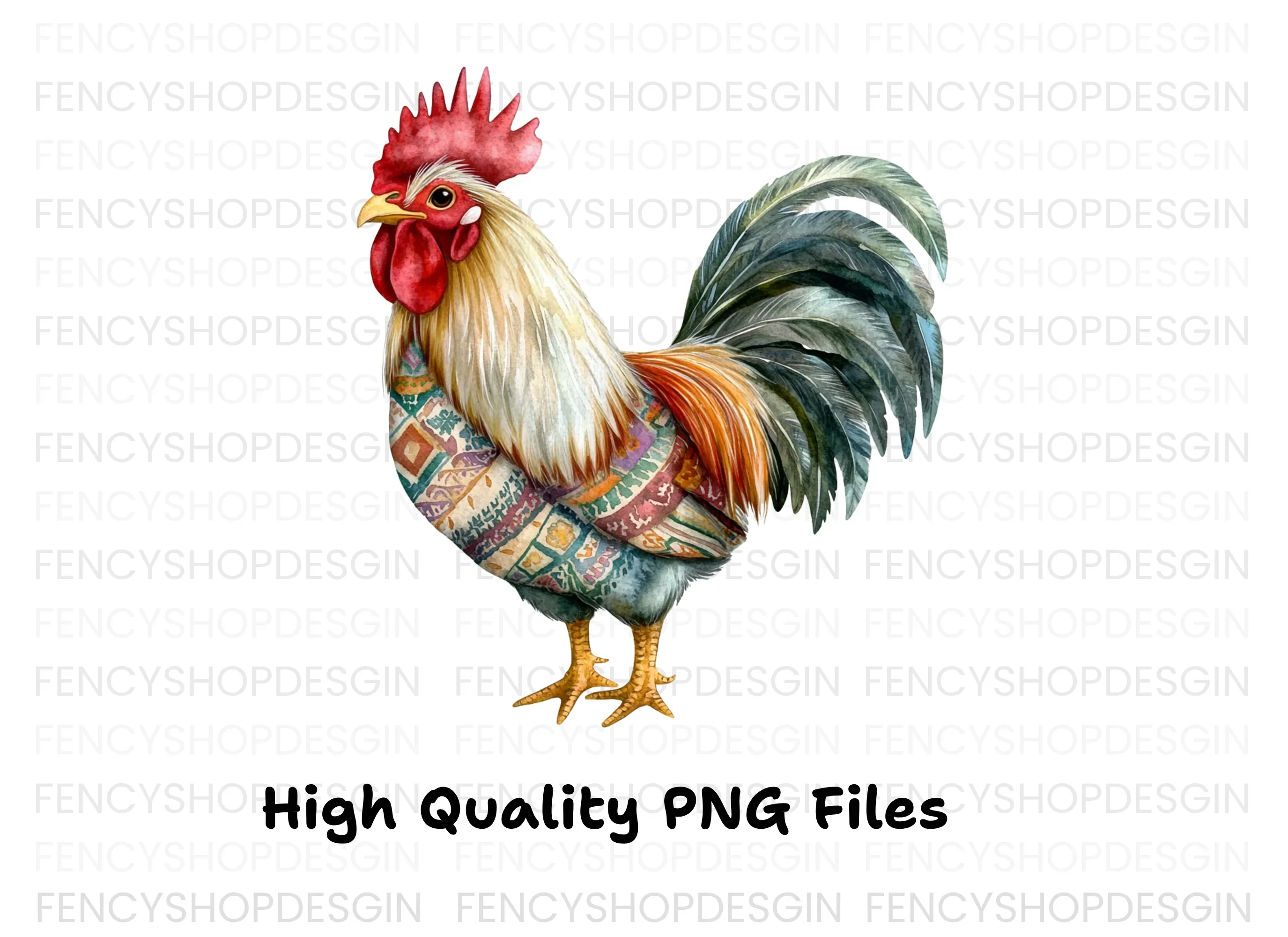 Rooster Clipart Bundle - Image 3