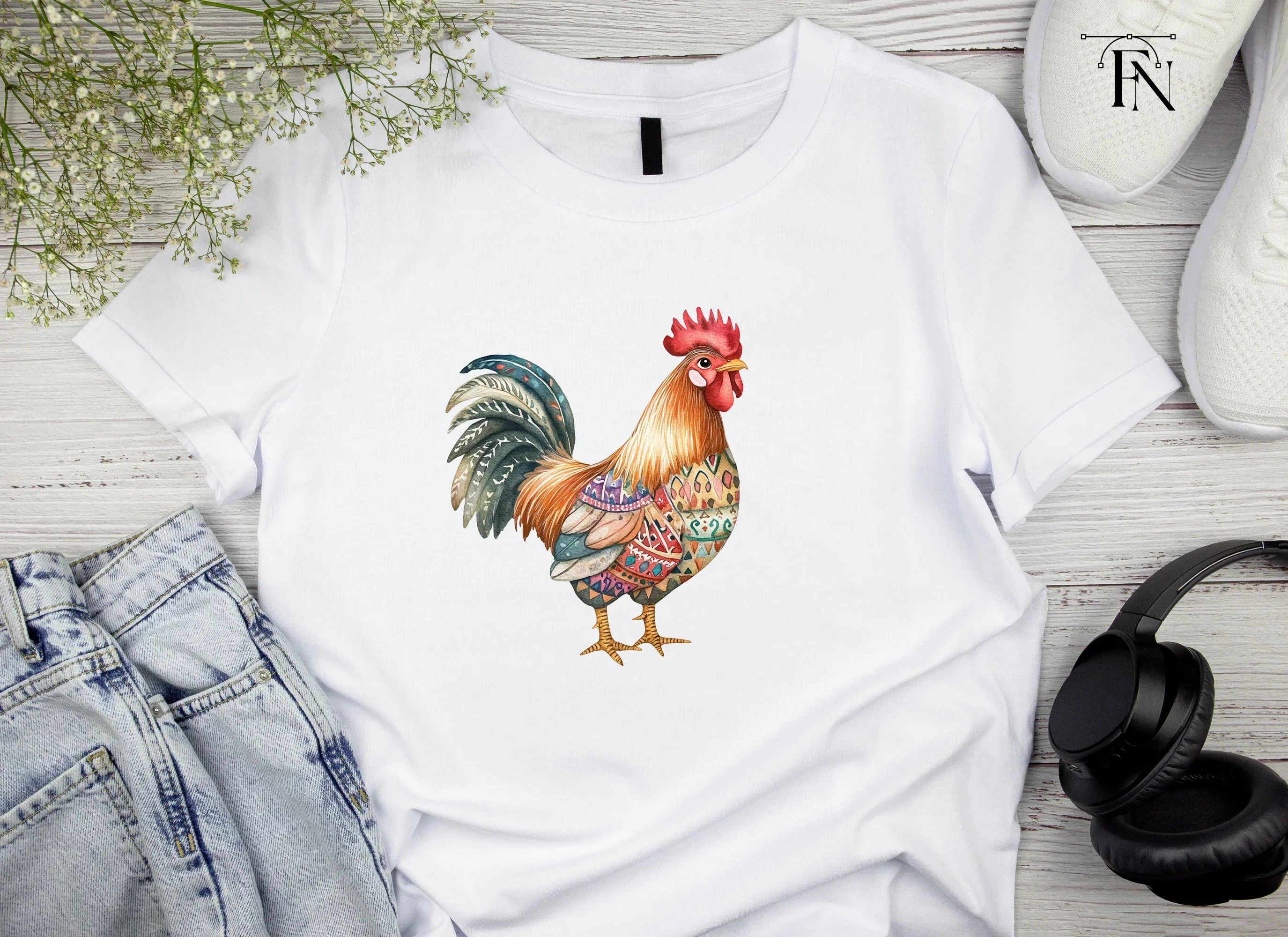 Rooster Clipart Bundle - Image 4