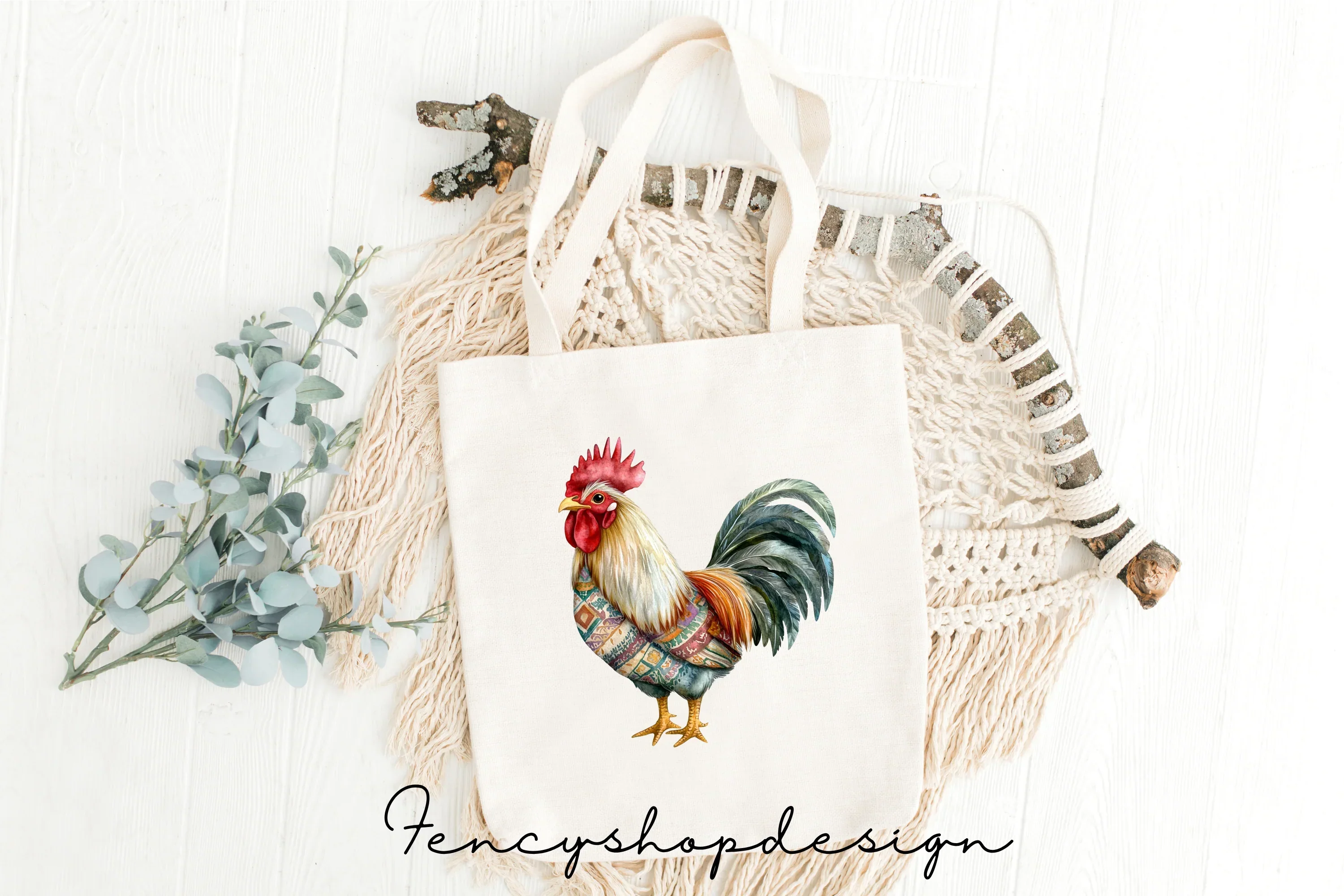 Rooster Clipart Bundle - Image 2