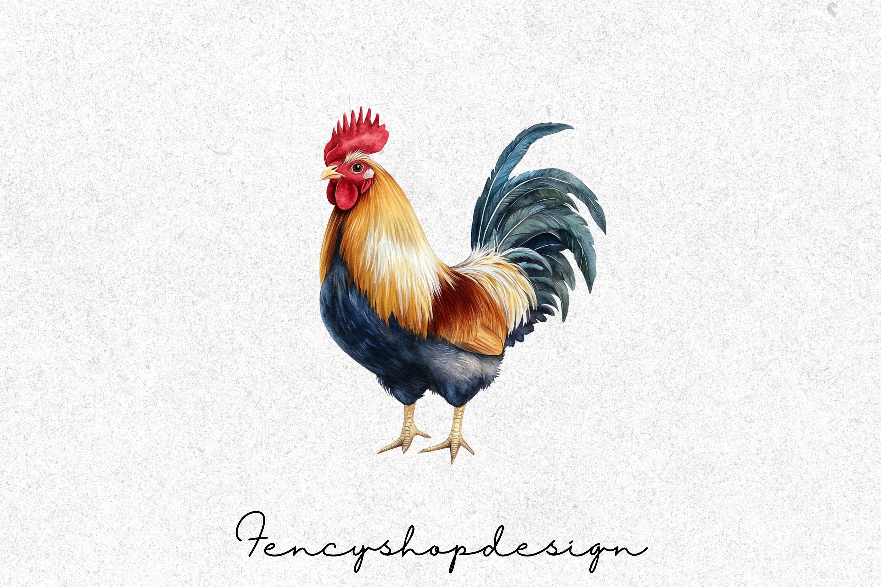 Rooster Clipart Bundle - Image 7