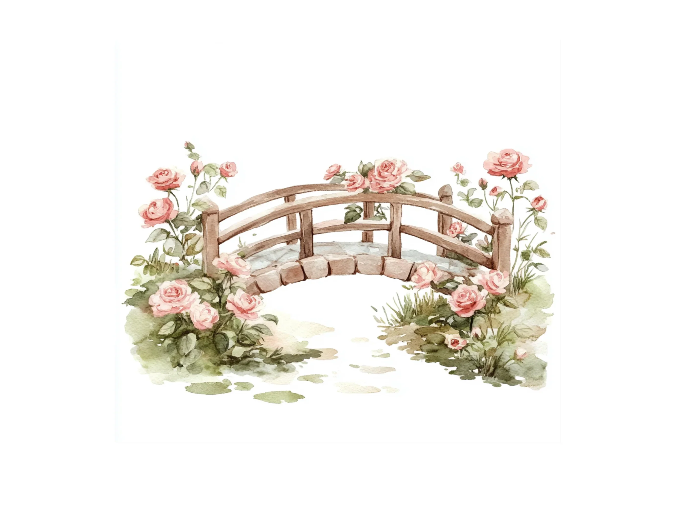 Rose Bridge Clipart Bundle - Image 3