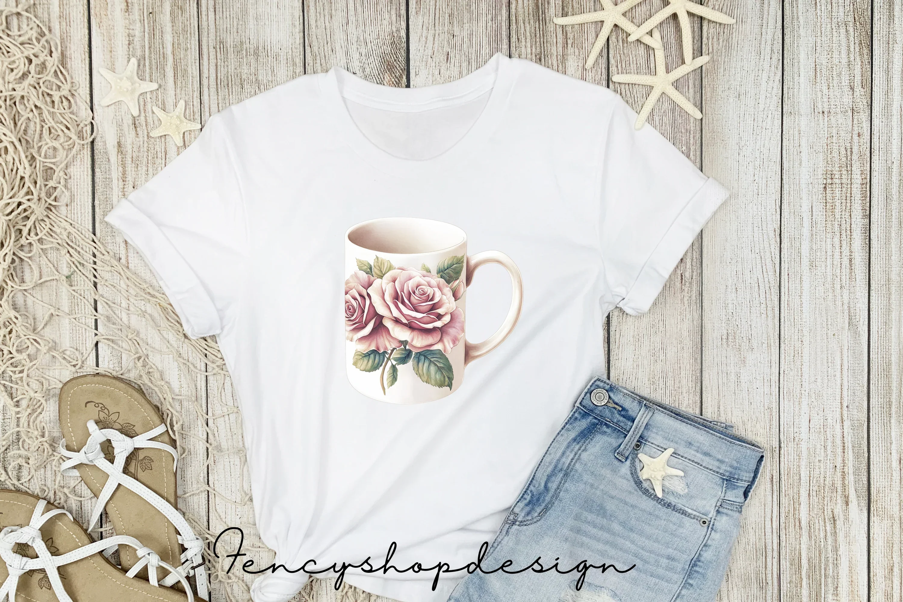 Rose Floral Clipart Bundle - Image 4
