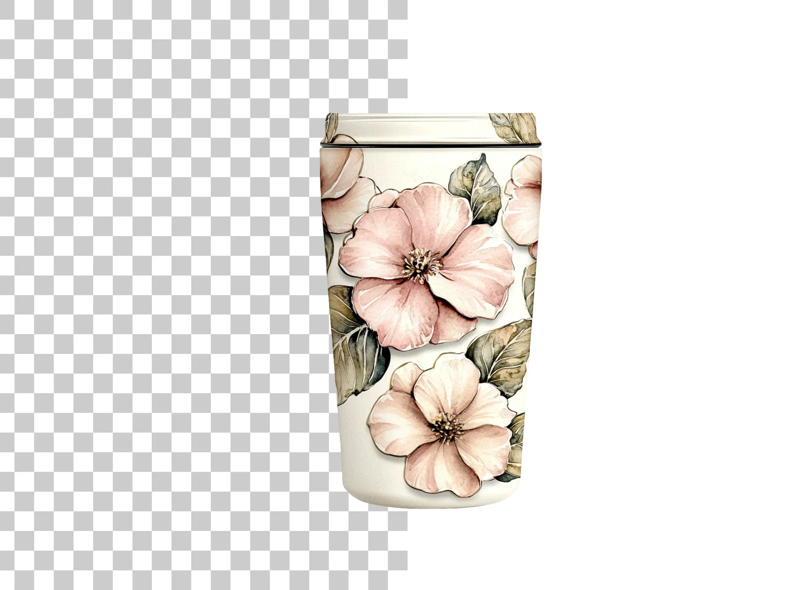Rose Tumbler Clipart Bundle - Image 2