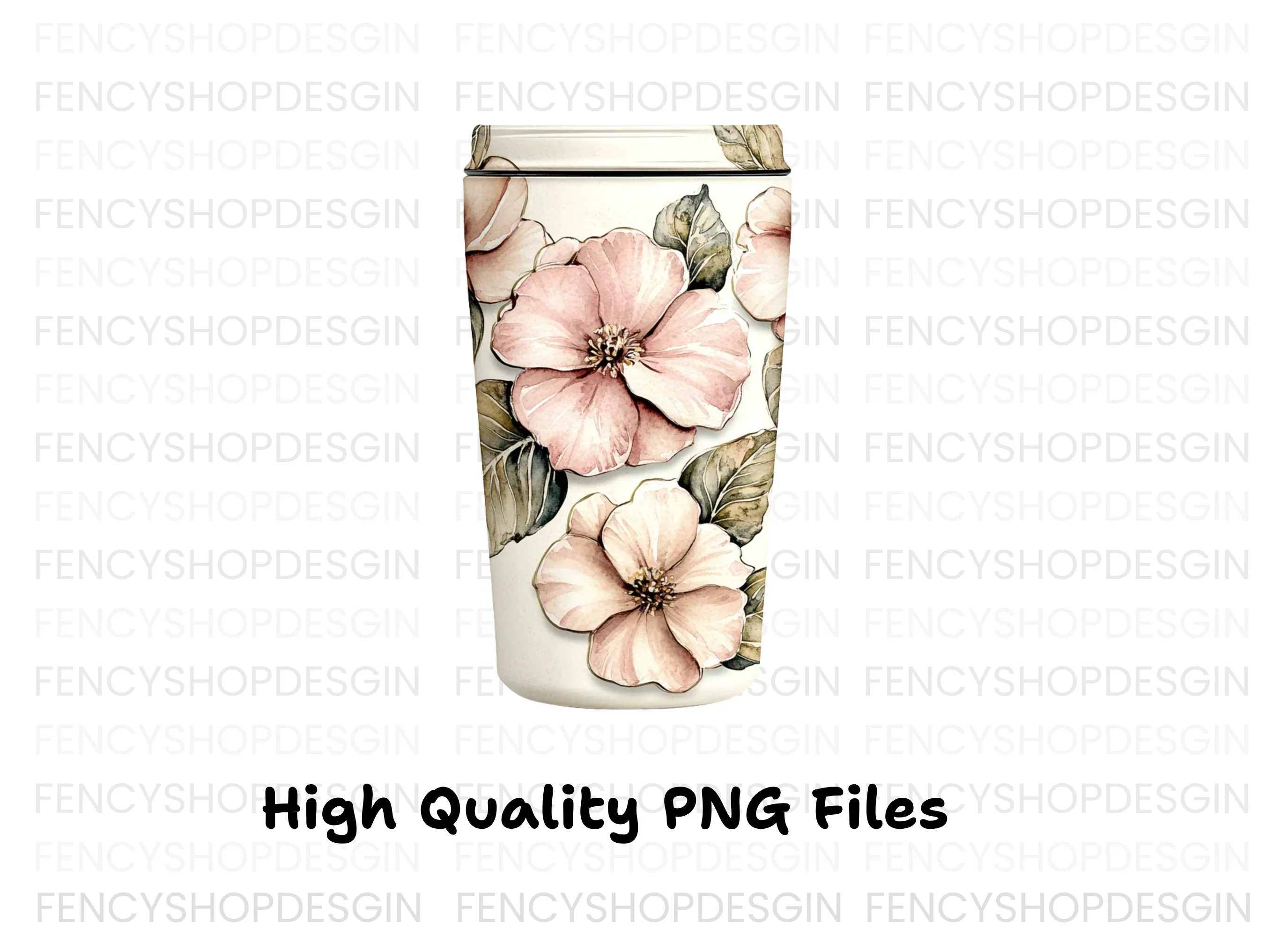 Rose Tumbler Clipart Bundle - Image 3