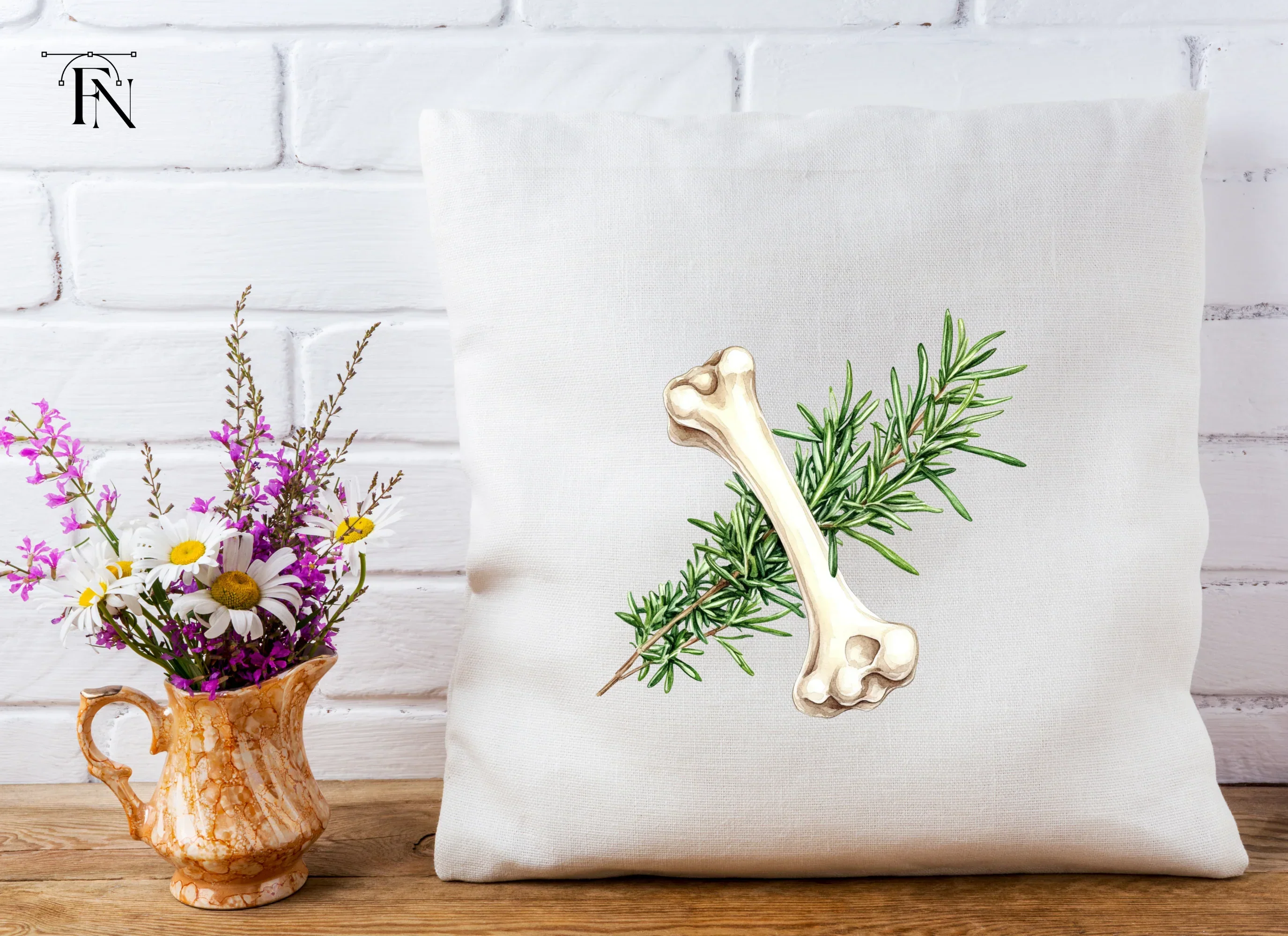 Rosemary and Bone Clipart Bundle - Image 5
