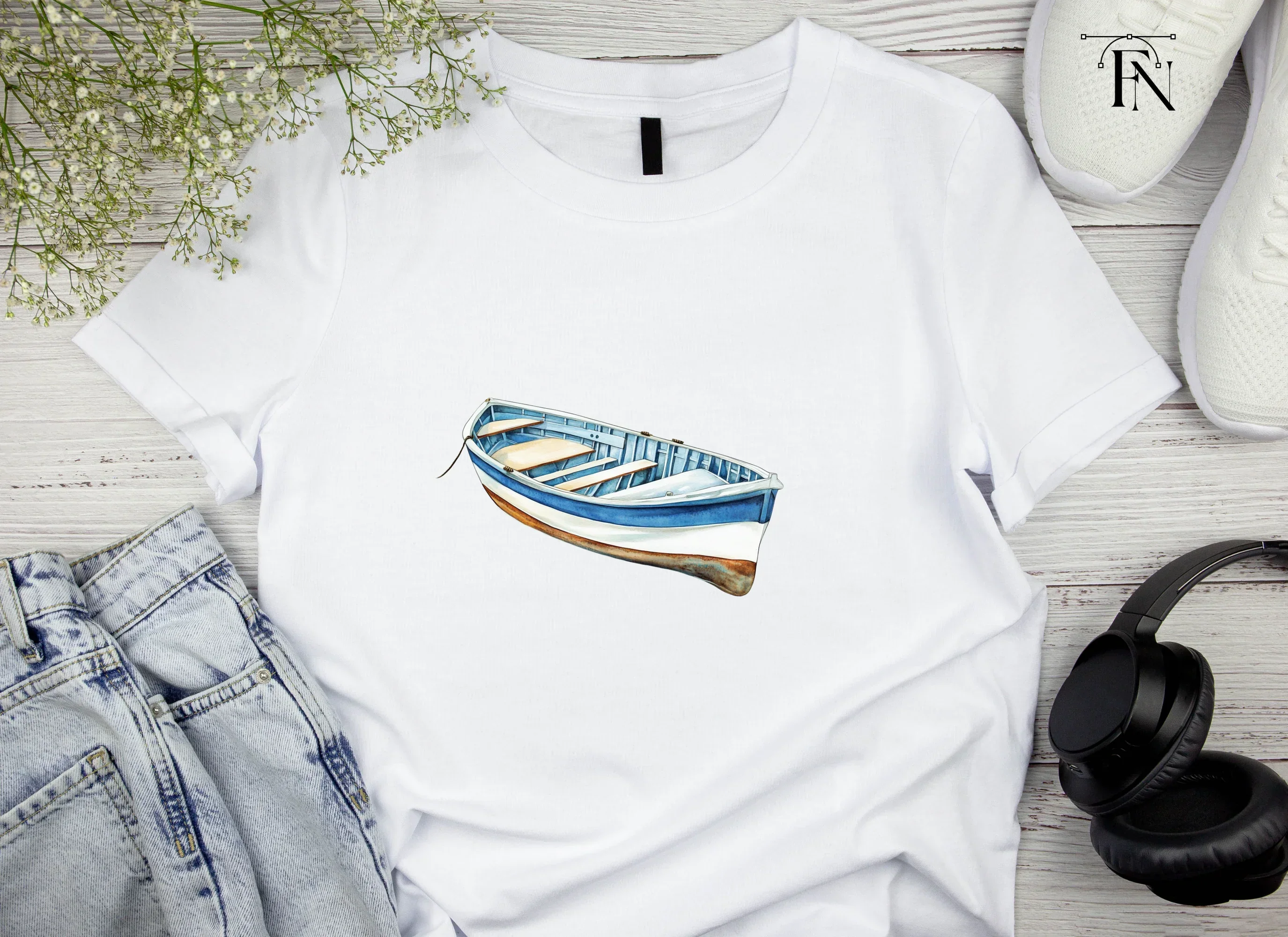 Rowboat Clipart Bundle - Image 5
