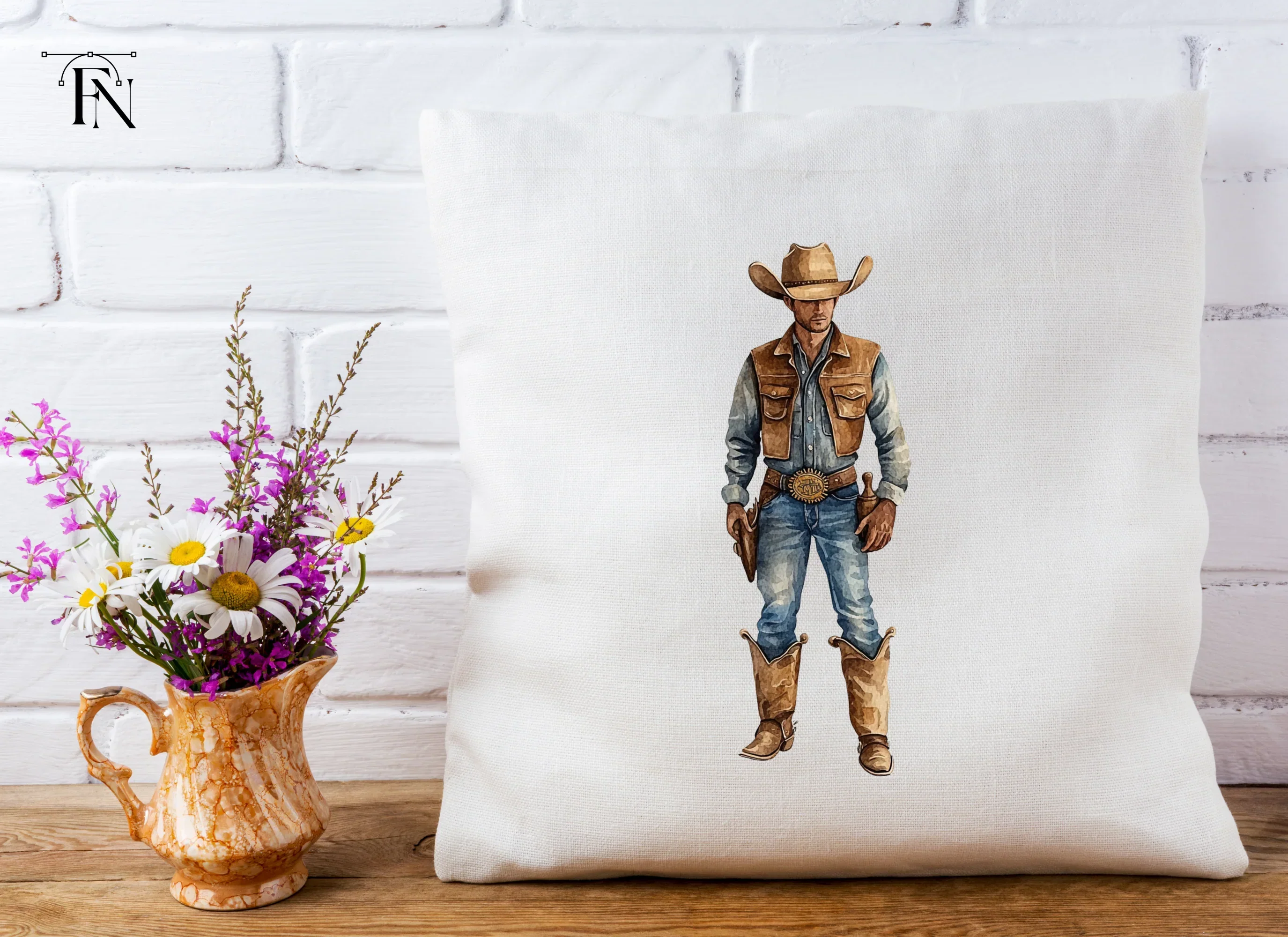 Rugged Cowboy Guns Clipart Bundle - Image 5