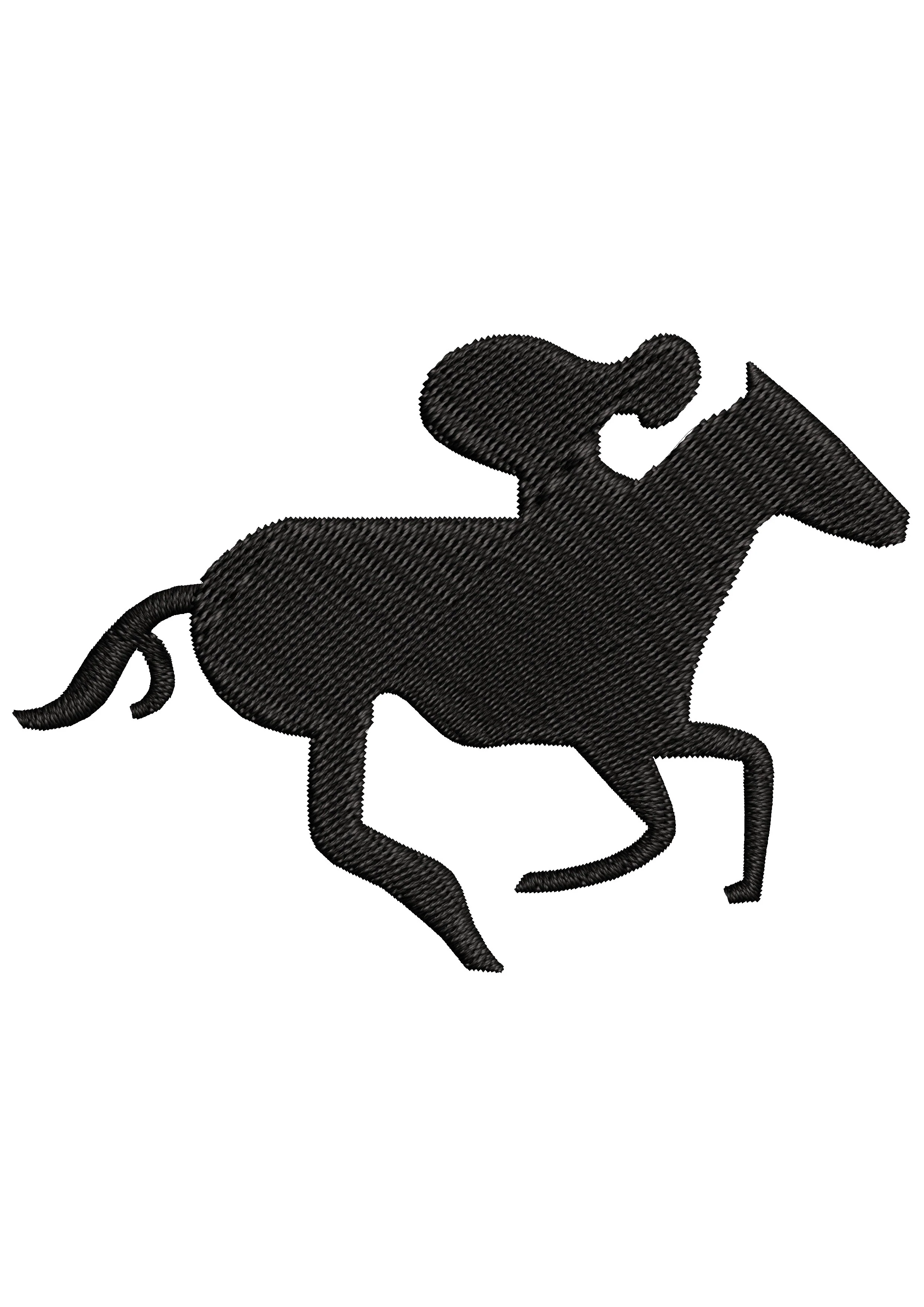 Running Horse Embroidery Design