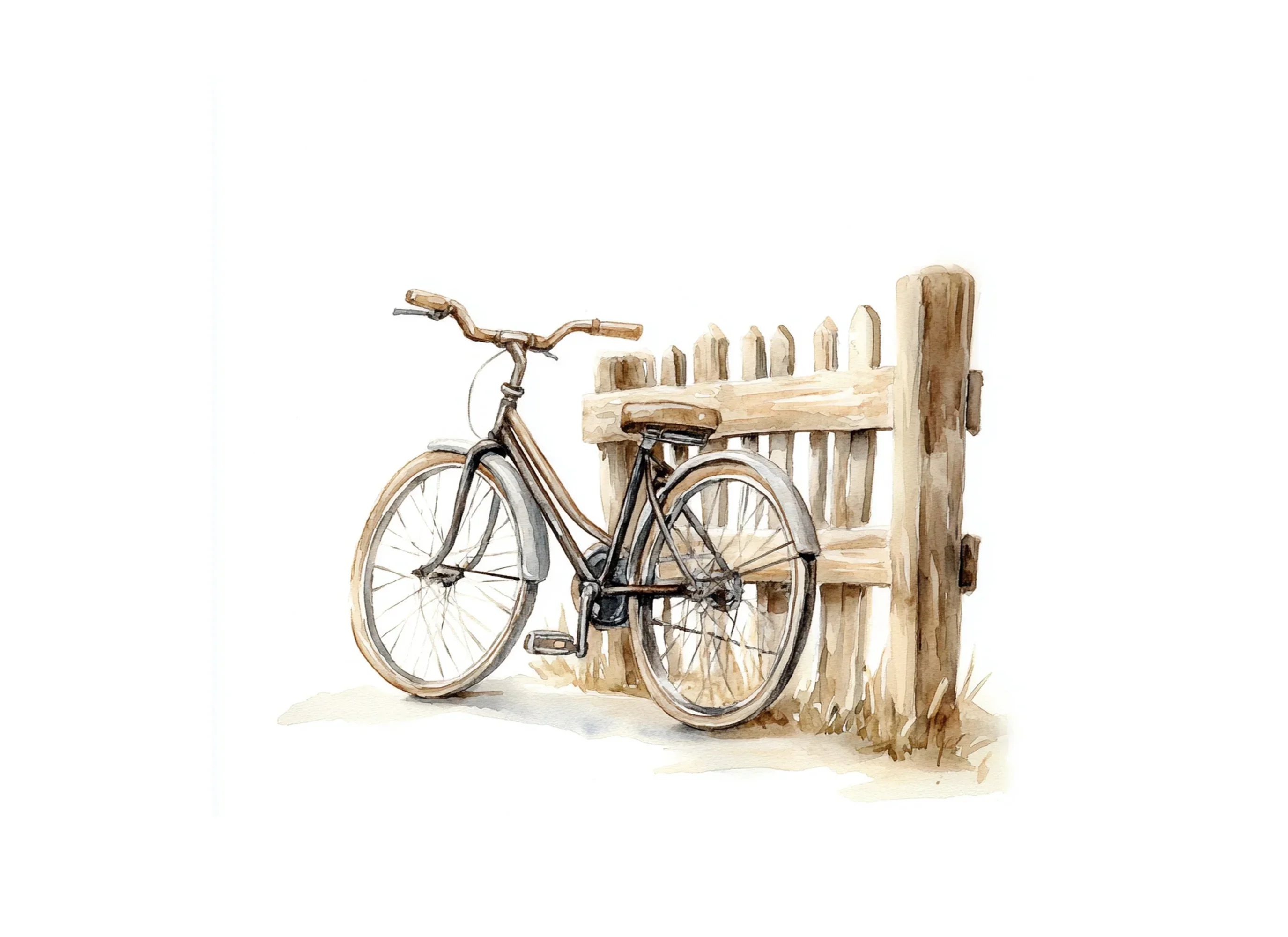 Rustic Bicycle Clipart Bundle - Image 2