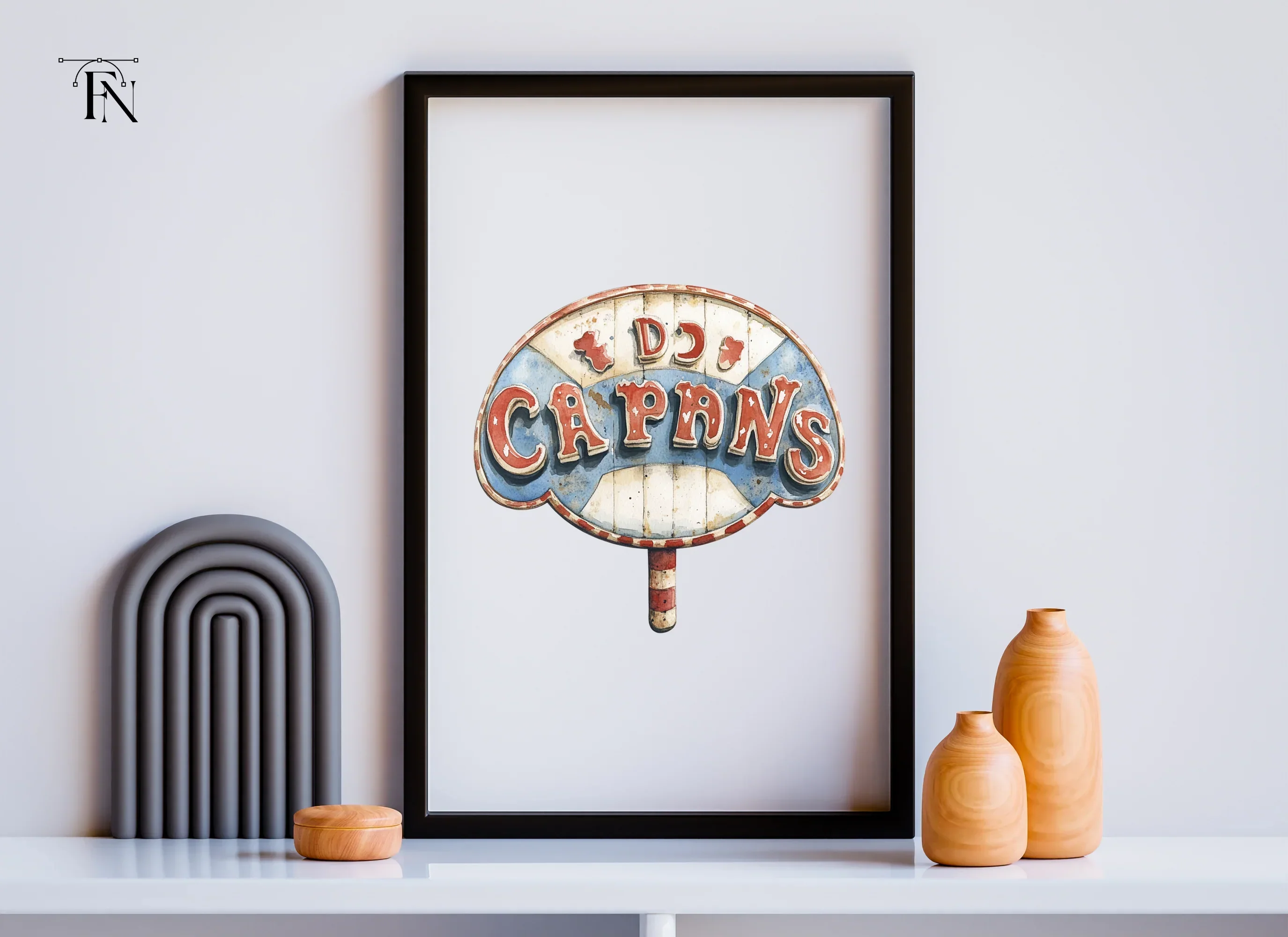 Rustic Carnival Signboard Clipart Bundle - Image 6