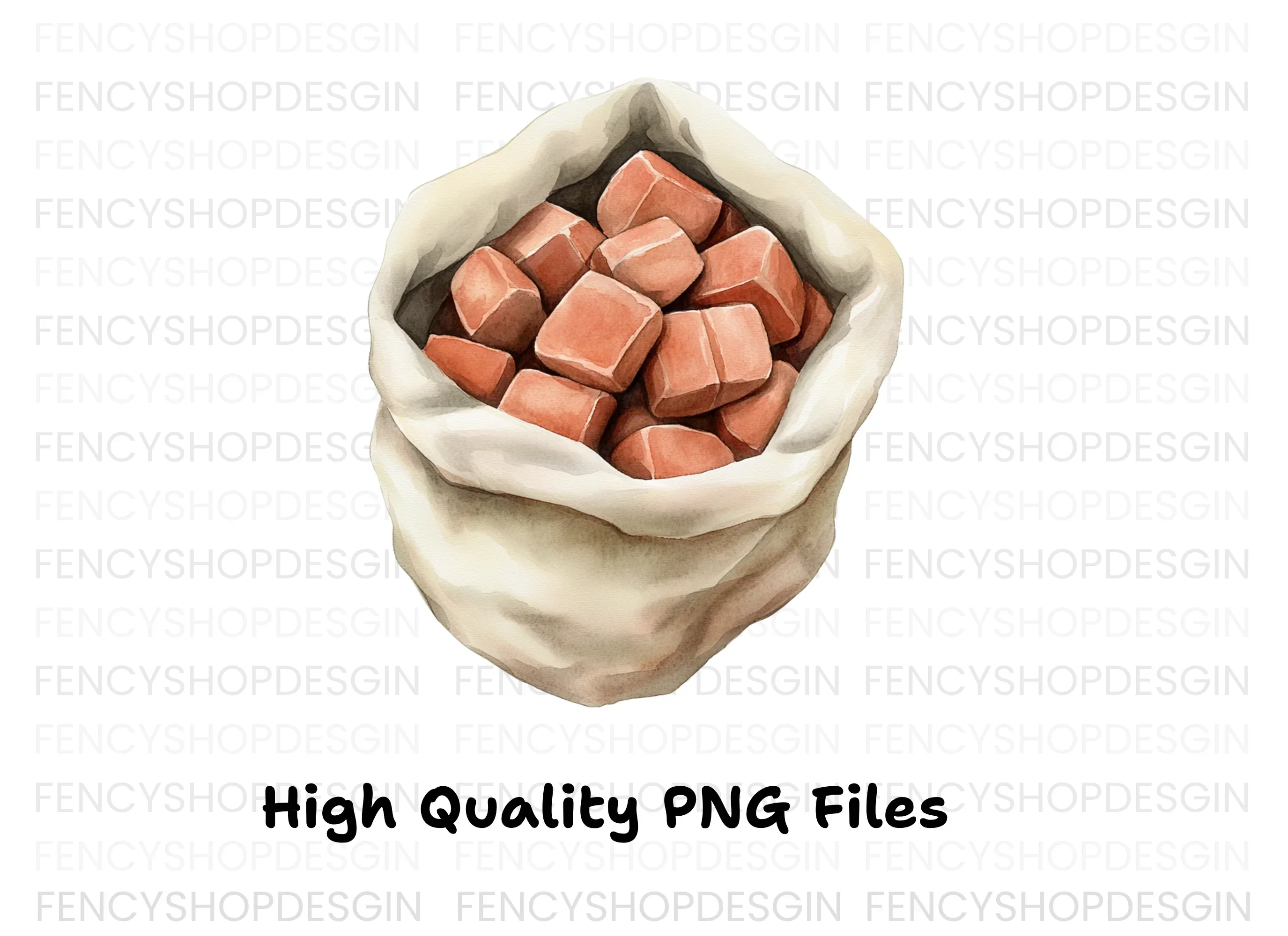 Rustic Clay Bricks and Stones Clipart Bundle - Image 3