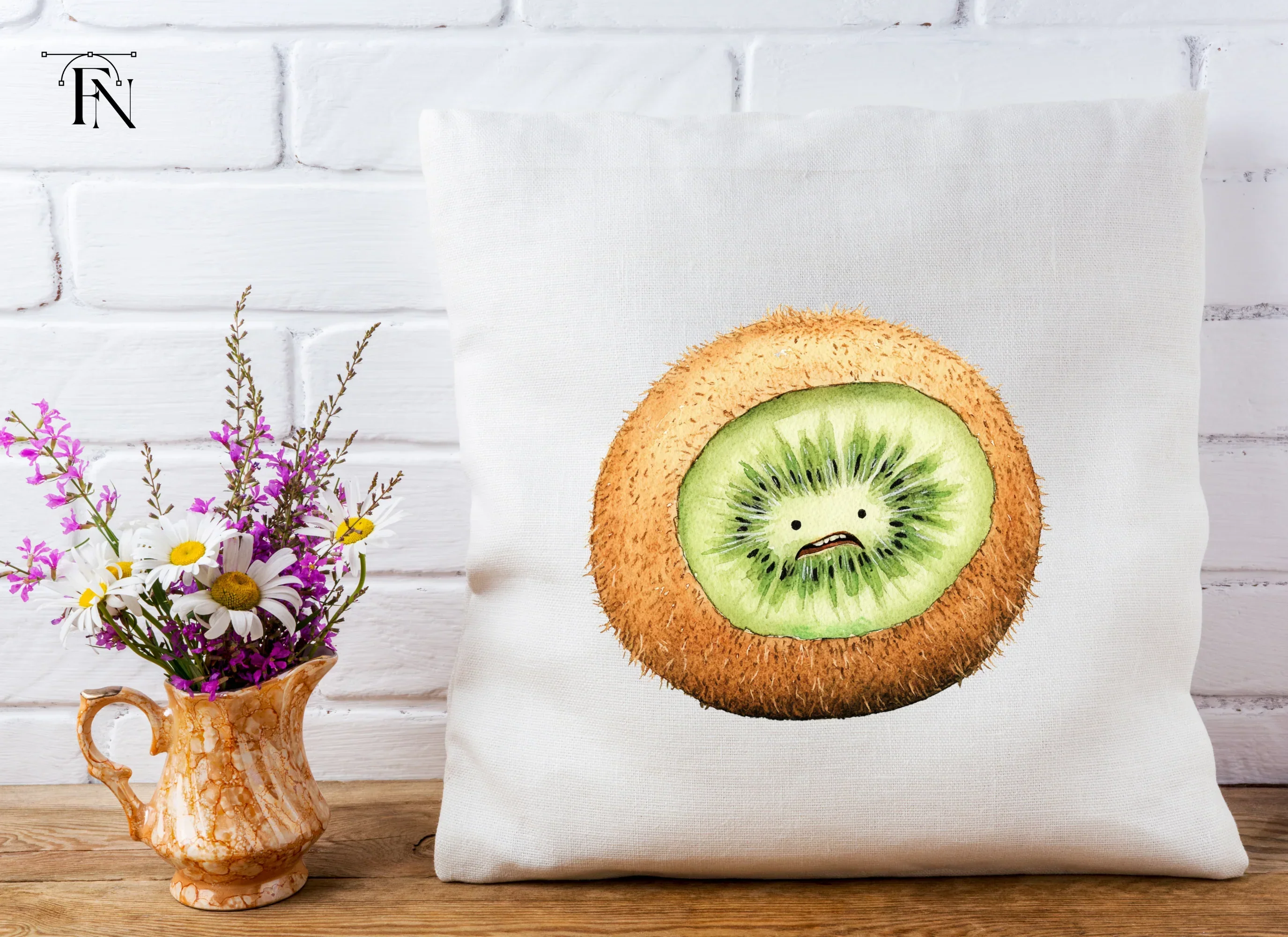 Sad Kiwi Fruit Clipart Bundle - Image 4