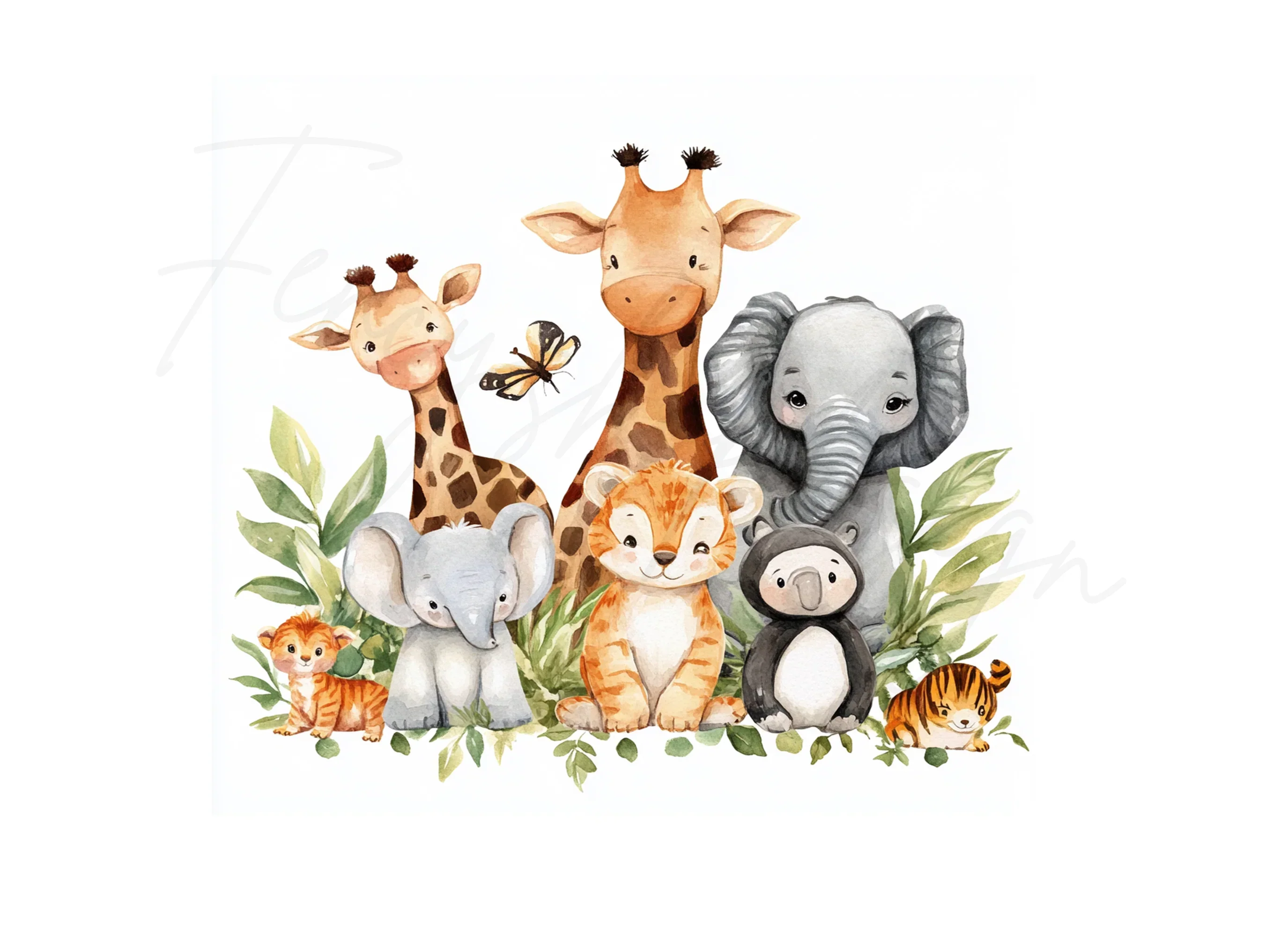 Safari Animals Clipart Bundle - Image 2